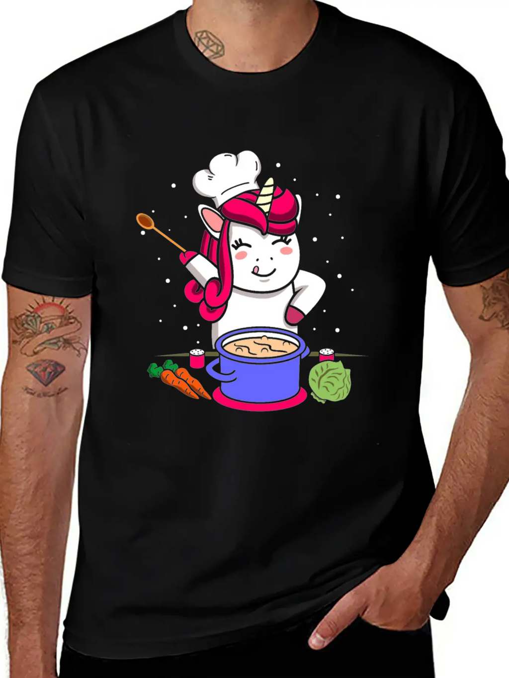 Unicorn Cooking Timeless Short Sleeve Tee – Comfy And Minimalist Design