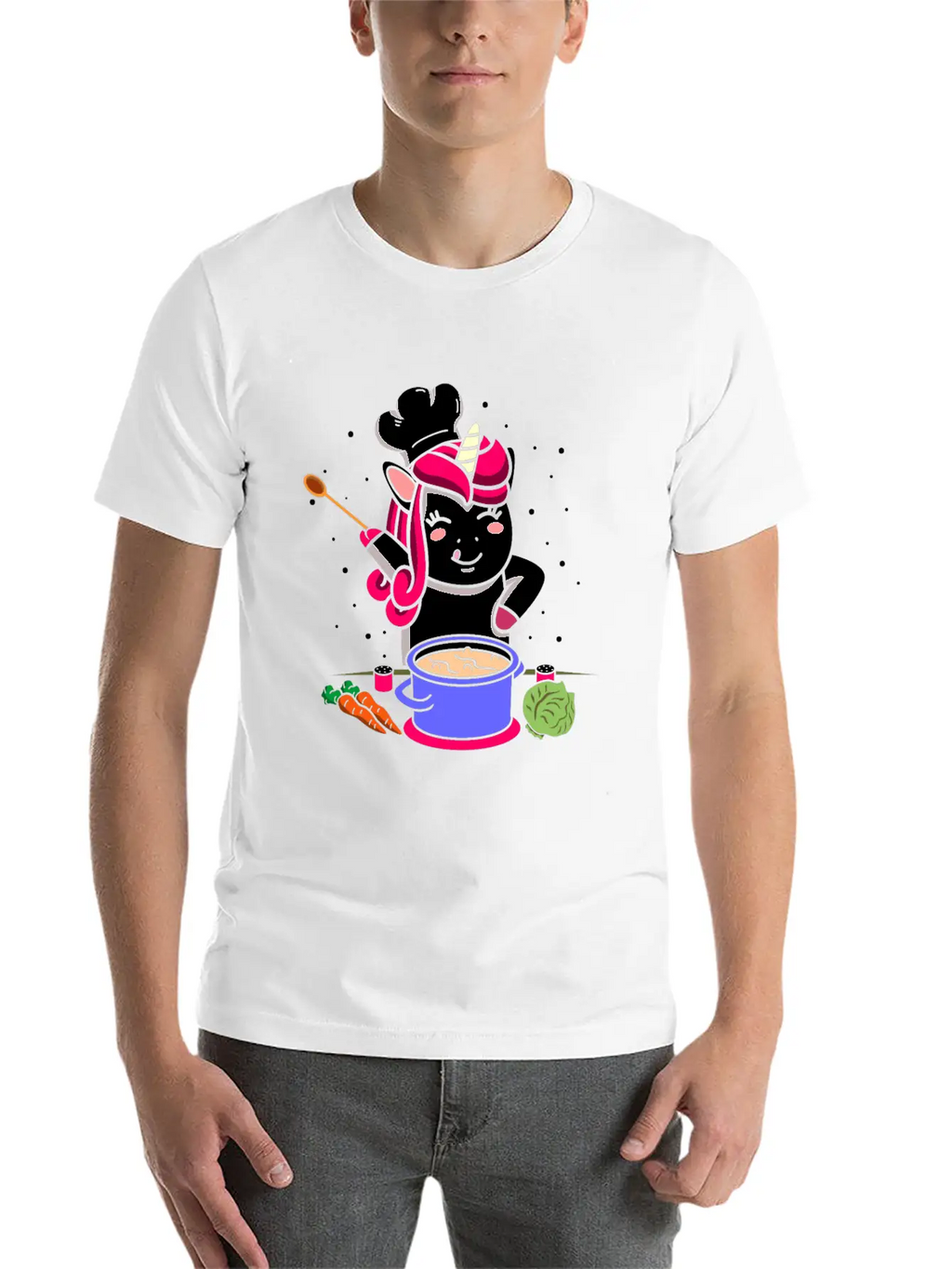 Unicorn Cooking Timeless Short Sleeve Tee – Comfy And Minimalist Design