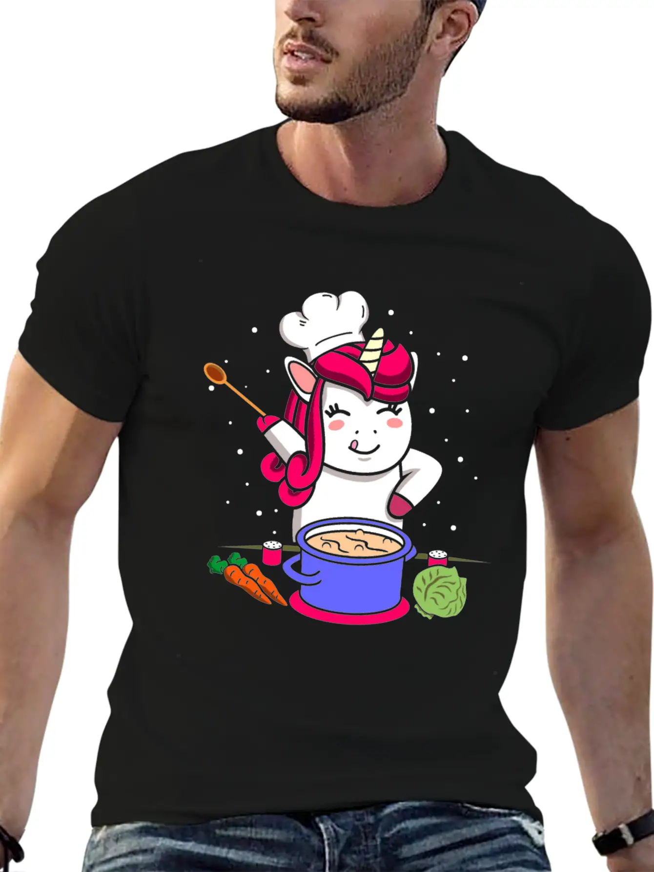 Unicorn Cooking Timeless Short Sleeve Tee – Comfy And Minimalist Design