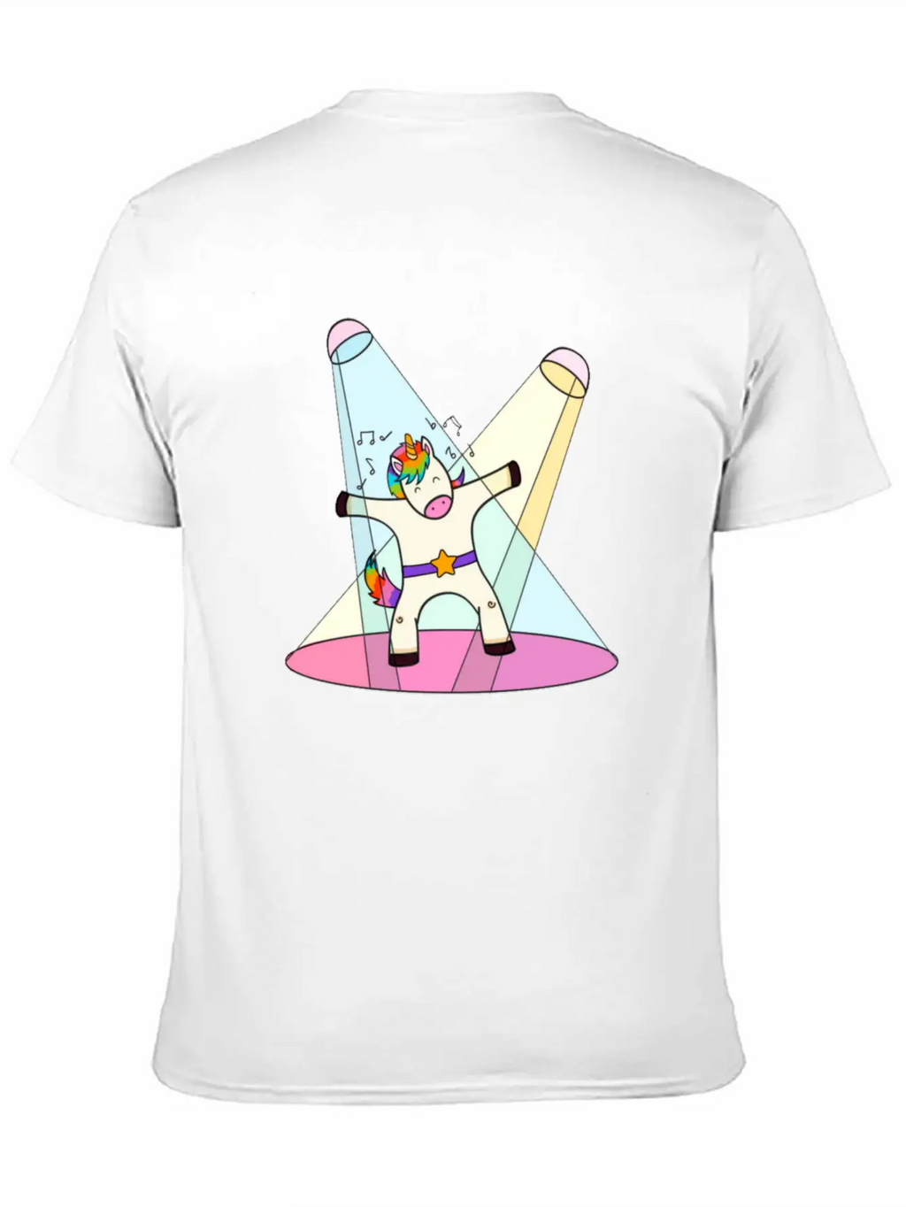 Unicorn Dancing Essential Cotton Tee For Daily Outfits – Unisex Style