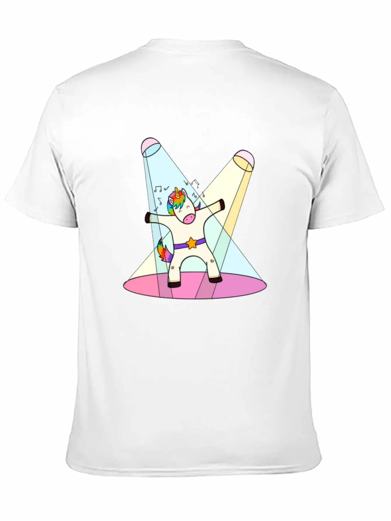 Unicorn Dancing Essential Cotton Tee For Daily Outfits – Unisex Style