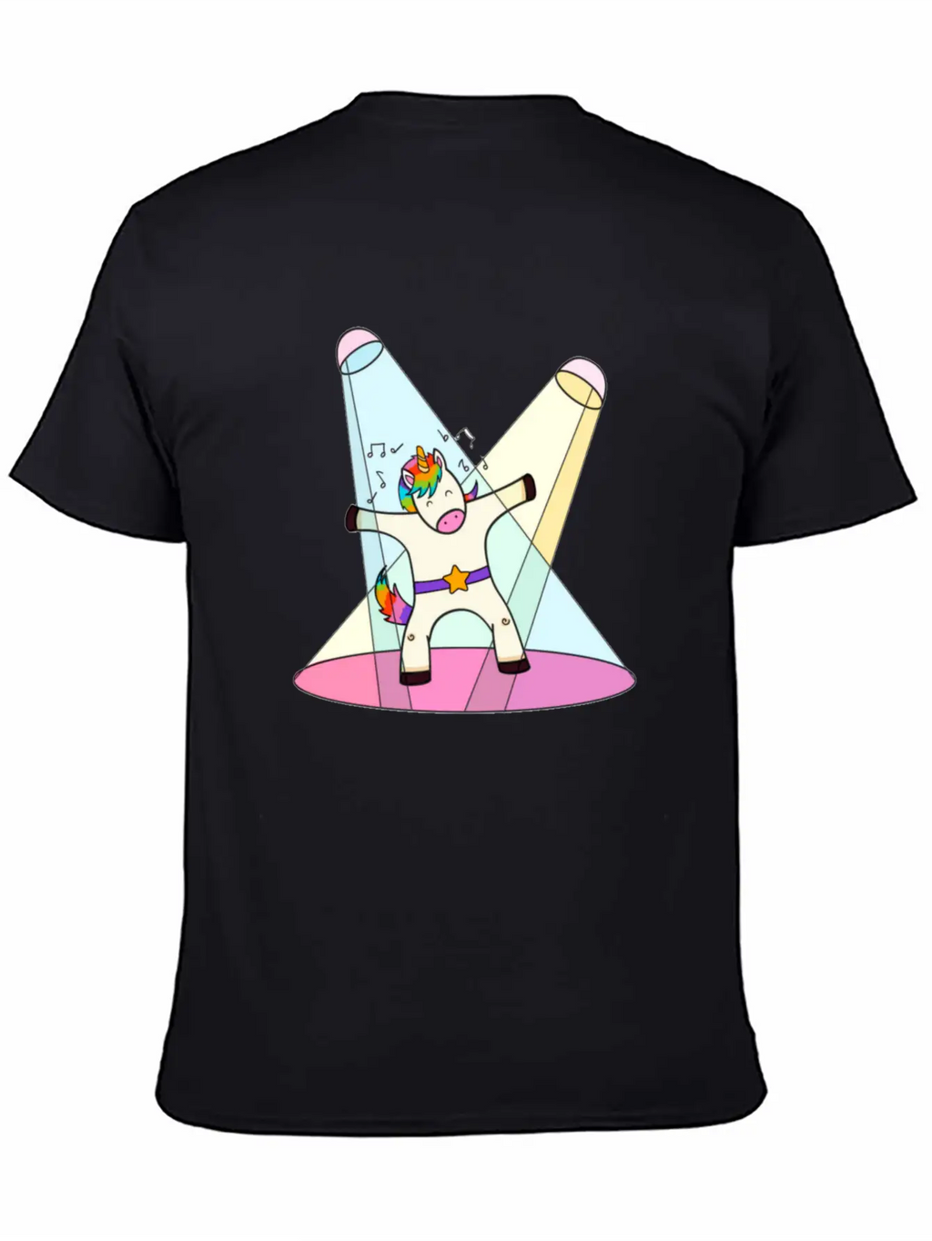 Unicorn Dancing Essential Cotton Tee For Daily Outfits – Unisex Style