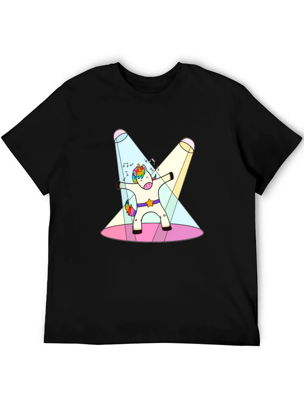 Unicorn Dancing Essential Cotton Tee For Daily Outfits – Unisex Style