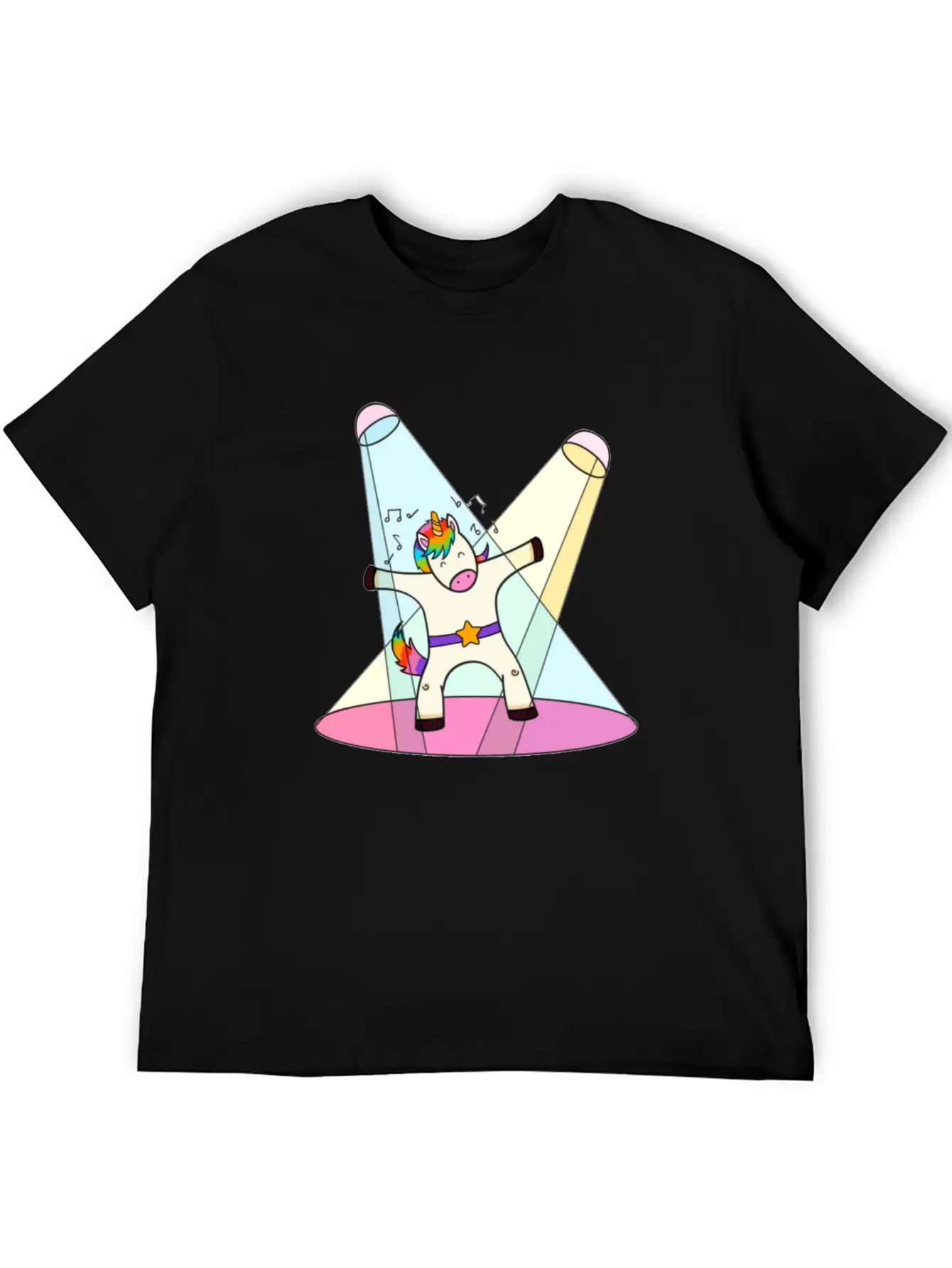 Unicorn Dancing Essential Cotton Tee For Daily Outfits – Unisex Style