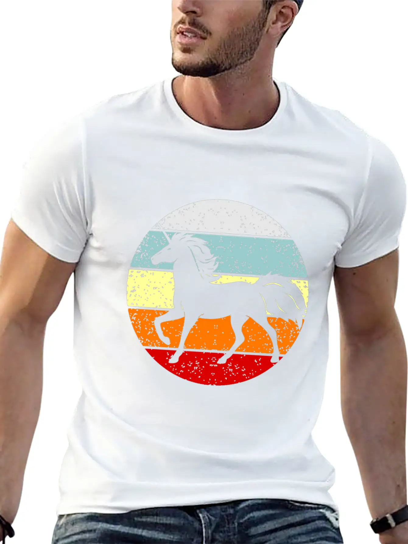 Unicorn Essential Cotton Tee For Daily Outfits – Unisex Style