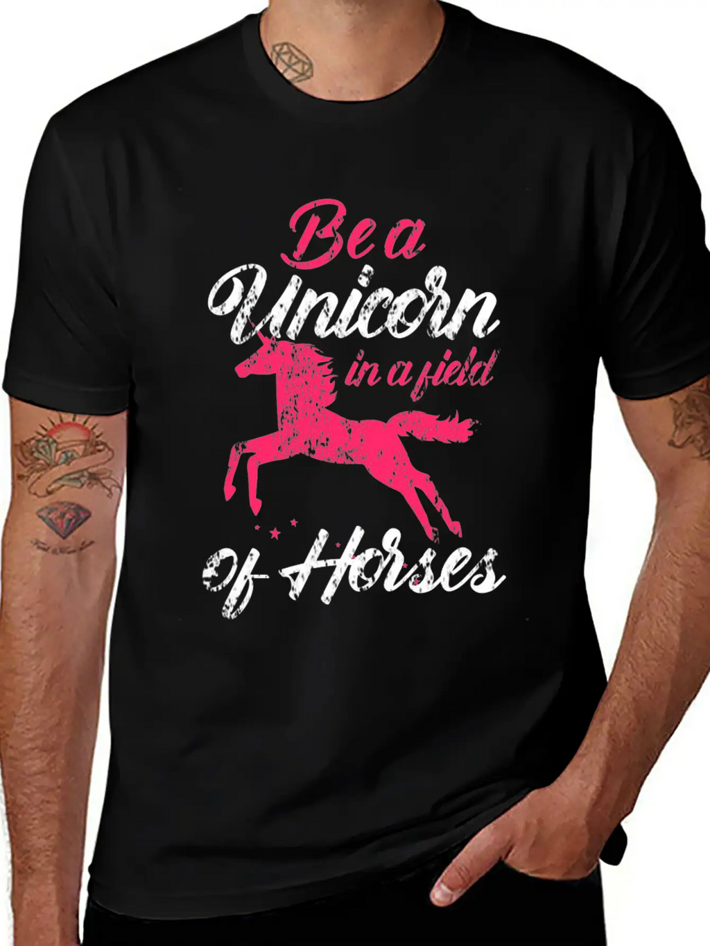 Unicorn Magic Rainbow Gift Relaxed Everyday Tee – Lightweight And Durable Cotton