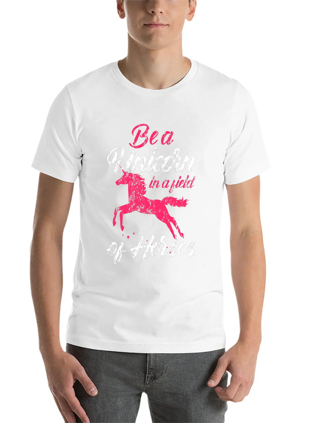 Unicorn Magic Rainbow Gift Relaxed Everyday Tee – Lightweight And Durable Cotton