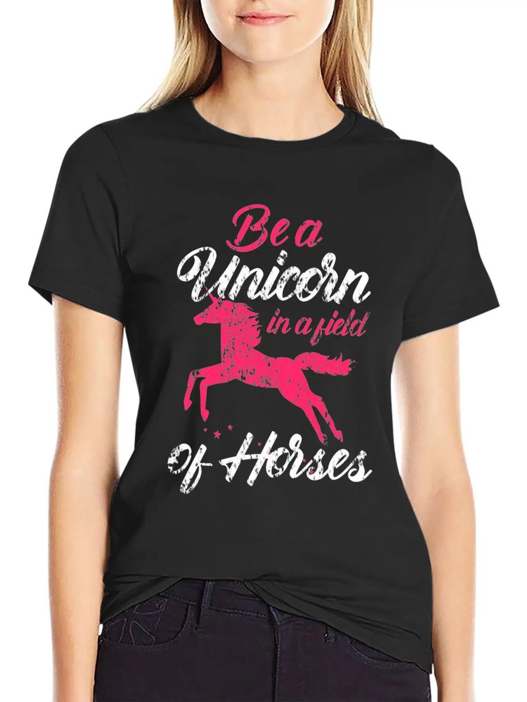 Unicorn Magic Rainbow Gift Relaxed Everyday Tee – Lightweight And Durable Cotton