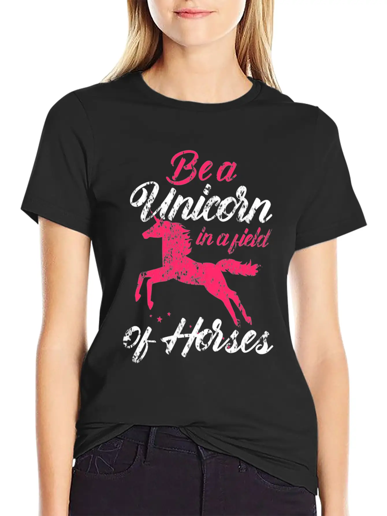 Unicorn Magic Rainbow Gift Relaxed Everyday Tee – Lightweight And Durable Cotton