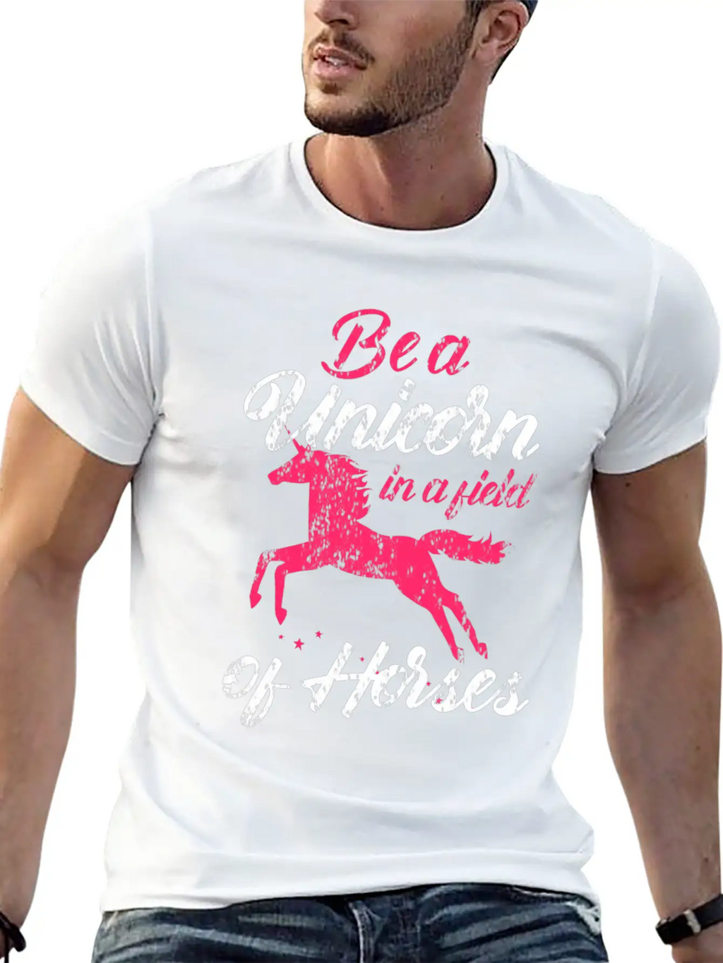Unicorn Magic Rainbow Gift Relaxed Everyday Tee – Lightweight And Durable Cotton