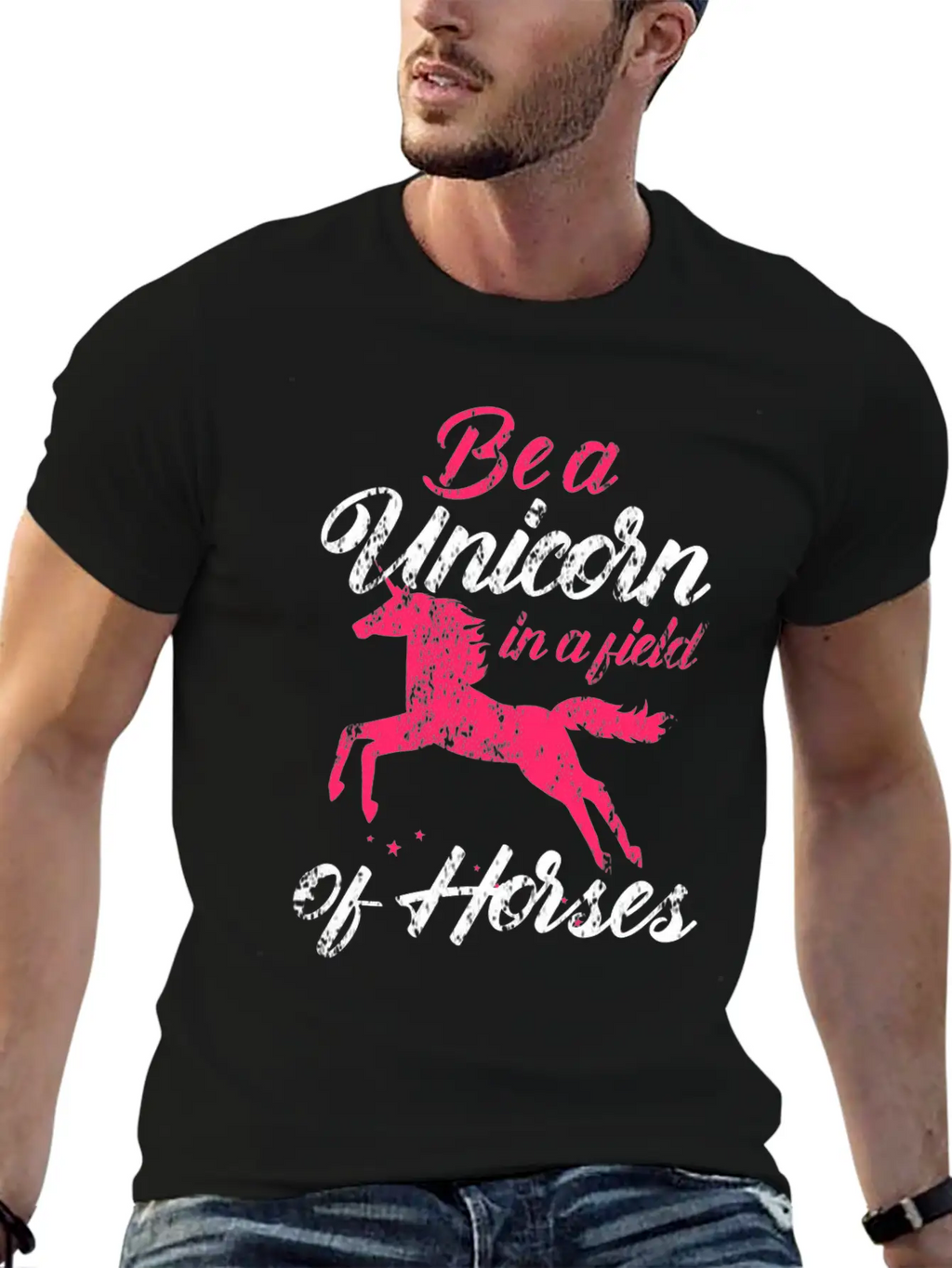 Unicorn Magic Rainbow Gift Relaxed Everyday Tee – Lightweight And Durable Cotton