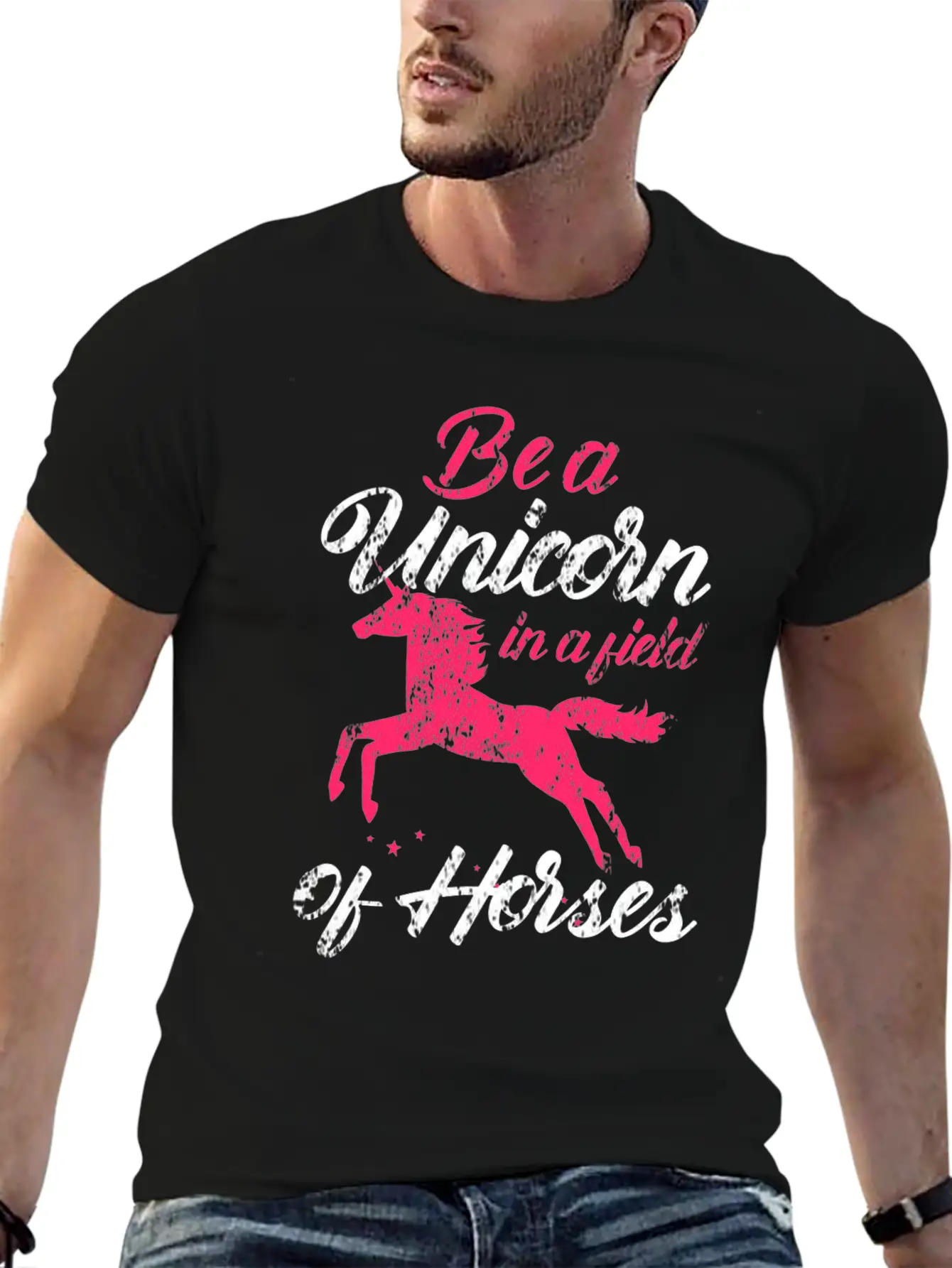 Unicorn Magic Rainbow Gift Relaxed Everyday Tee – Lightweight And Durable Cotton