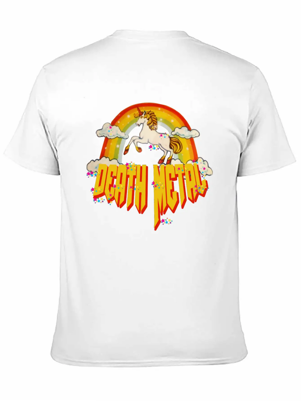 Unicorn Of Death Metal Breathable Graphic T-Shirt – Perfect For Casual Days