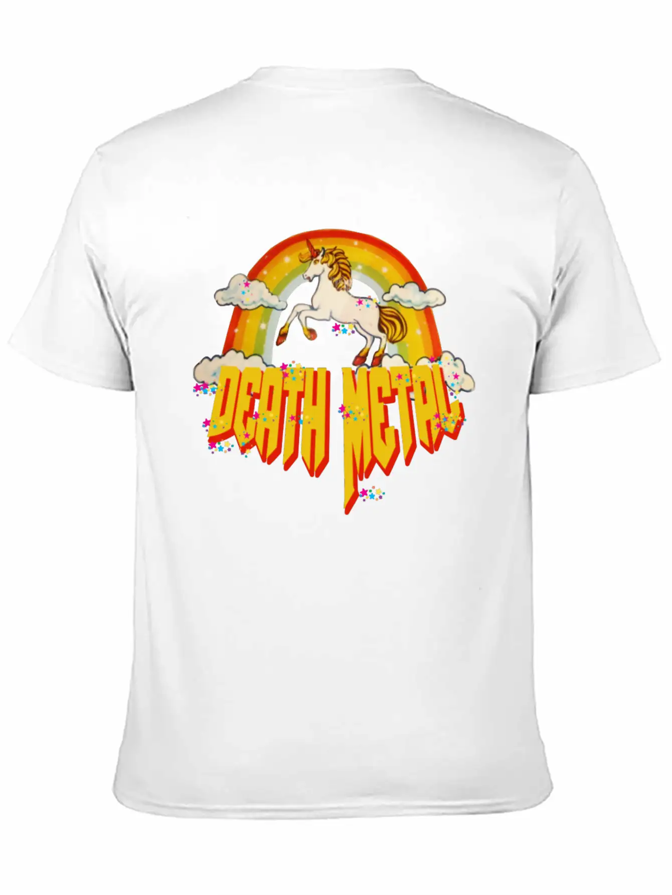 Unicorn Of Death Metal Breathable Graphic T-Shirt – Perfect For Casual Days