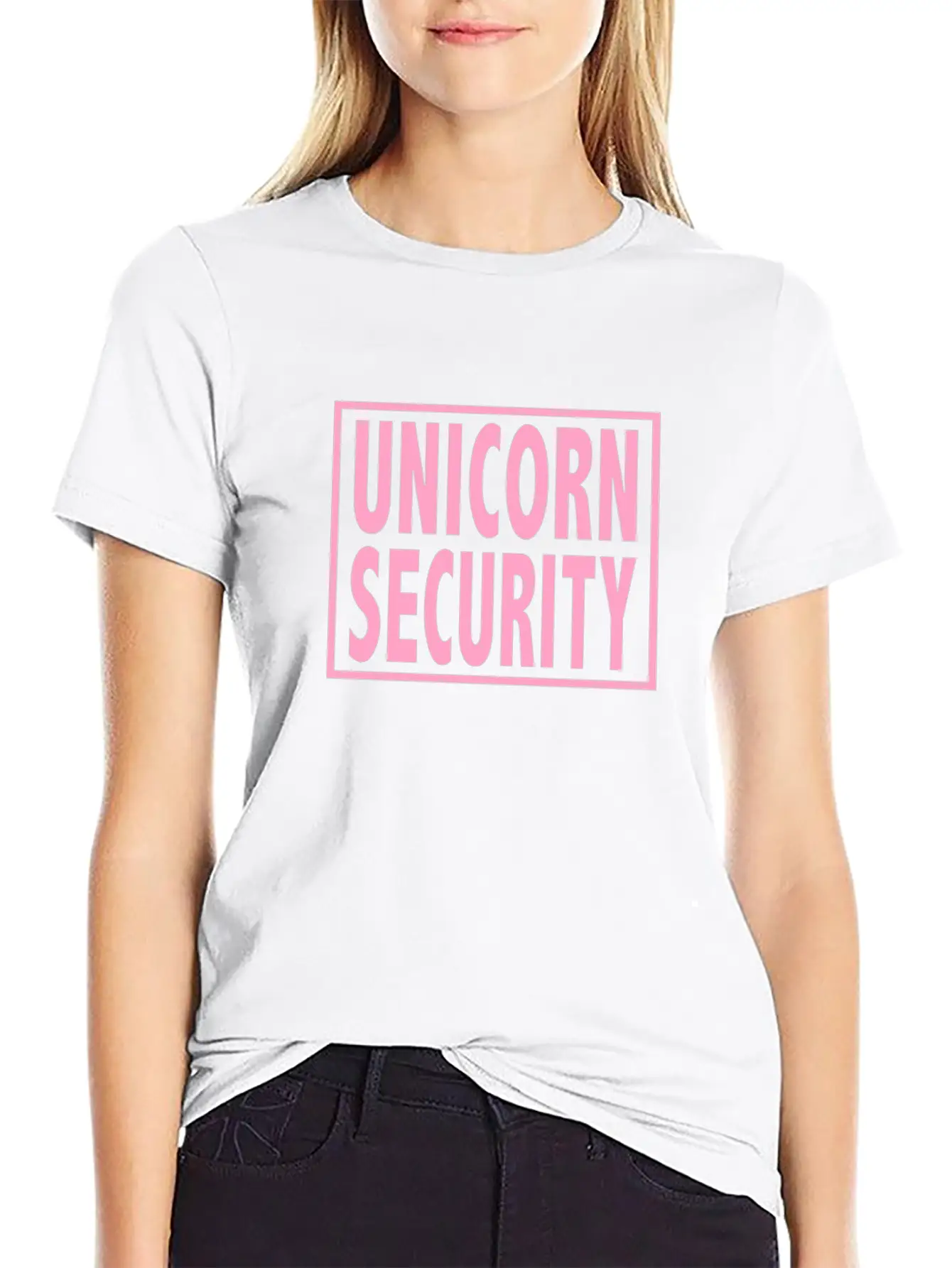 Unicorn Security Halloween Unicorn Parent Breathable Graphic T-Shirt – Perfect For Casual Days