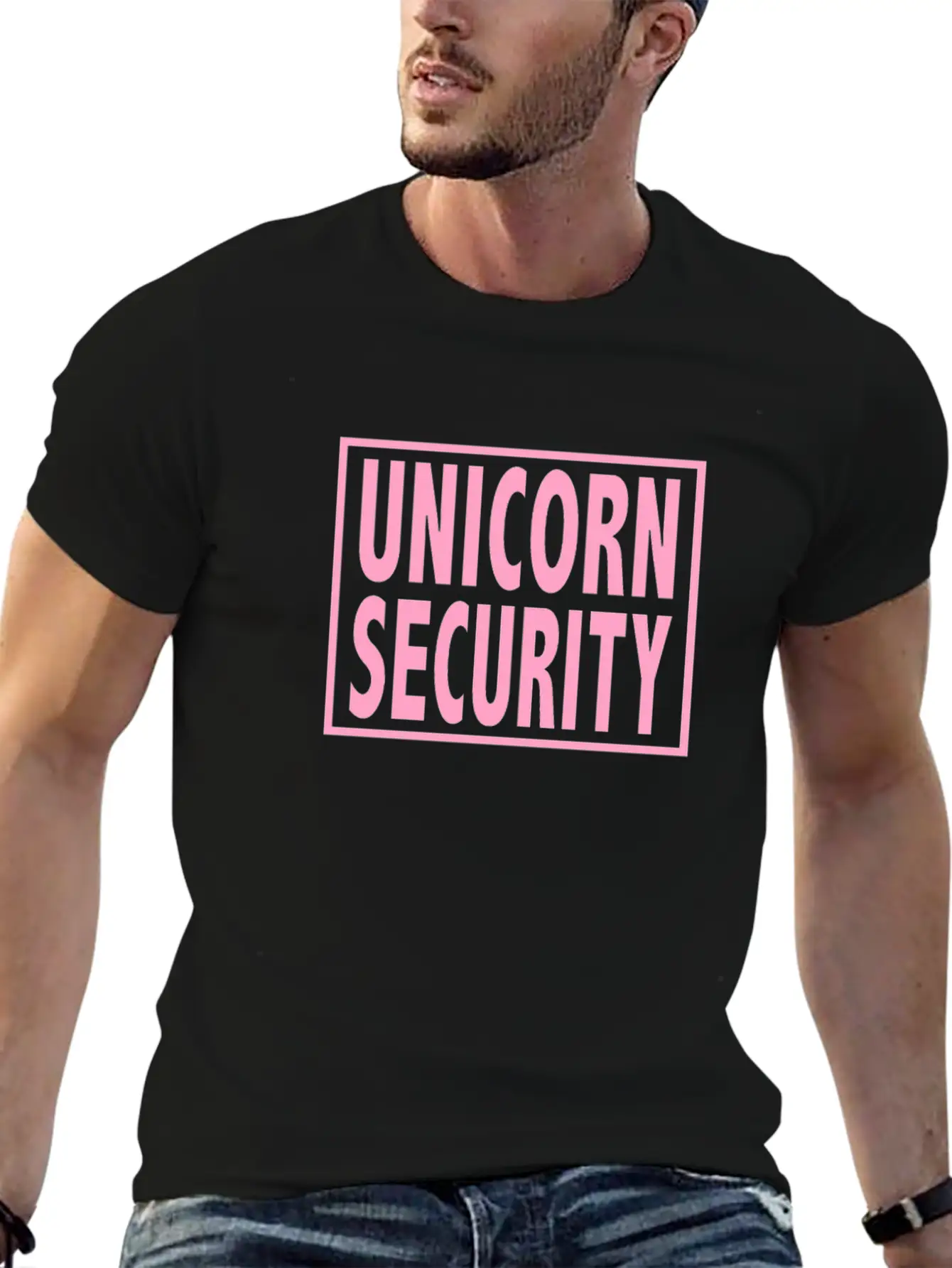 Unicorn Security Halloween Unicorn Parent Breathable Graphic T-Shirt – Perfect For Casual Days