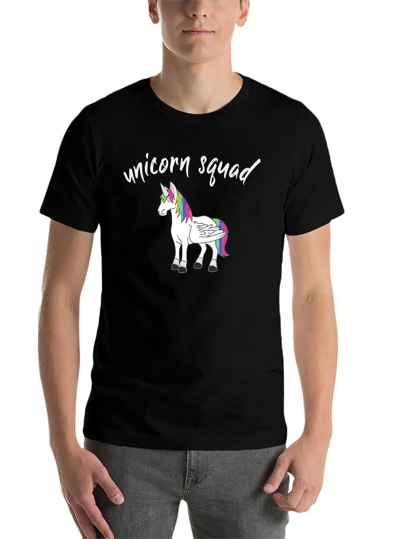 Unicorn Squad Relaxed Everyday Tee – Lightweight And Durable Cotton