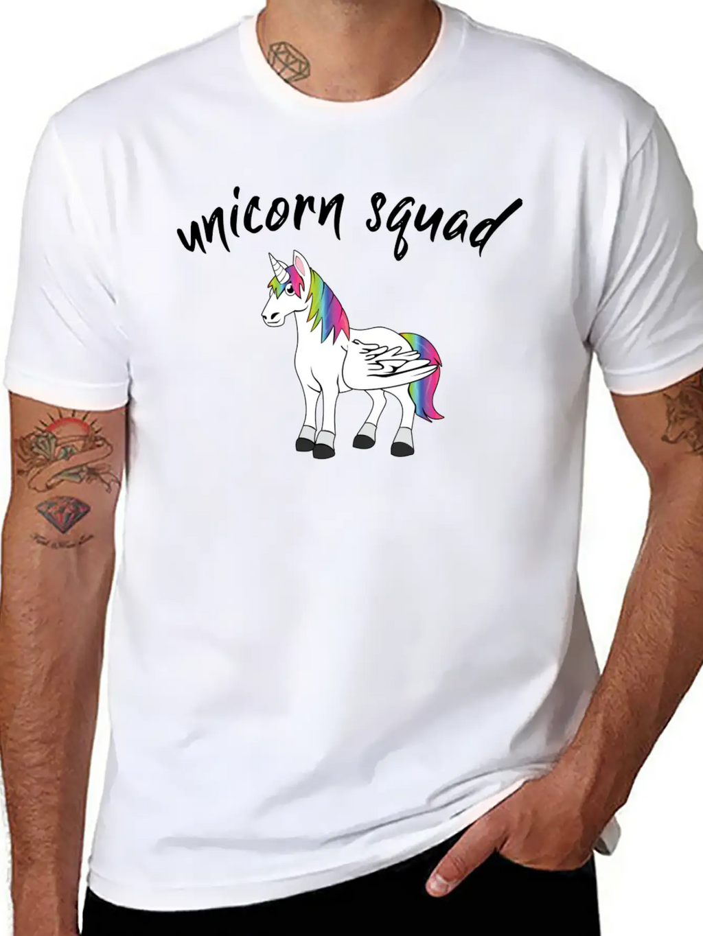 Unicorn Squad Relaxed Everyday Tee – Lightweight And Durable Cotton