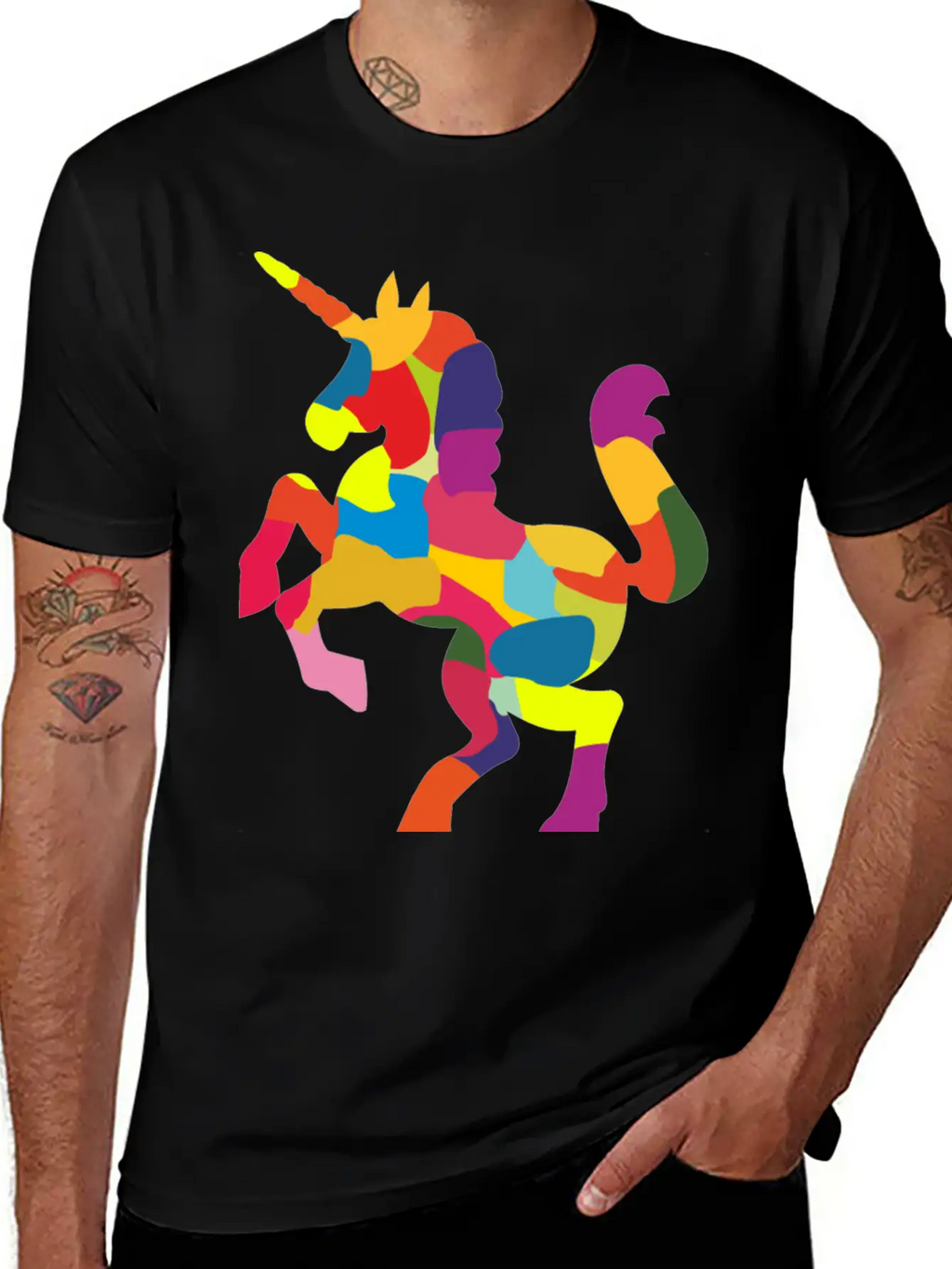 Unicorn Stylish Everyday T-Shirt – Unisex Basic Cotton Tee