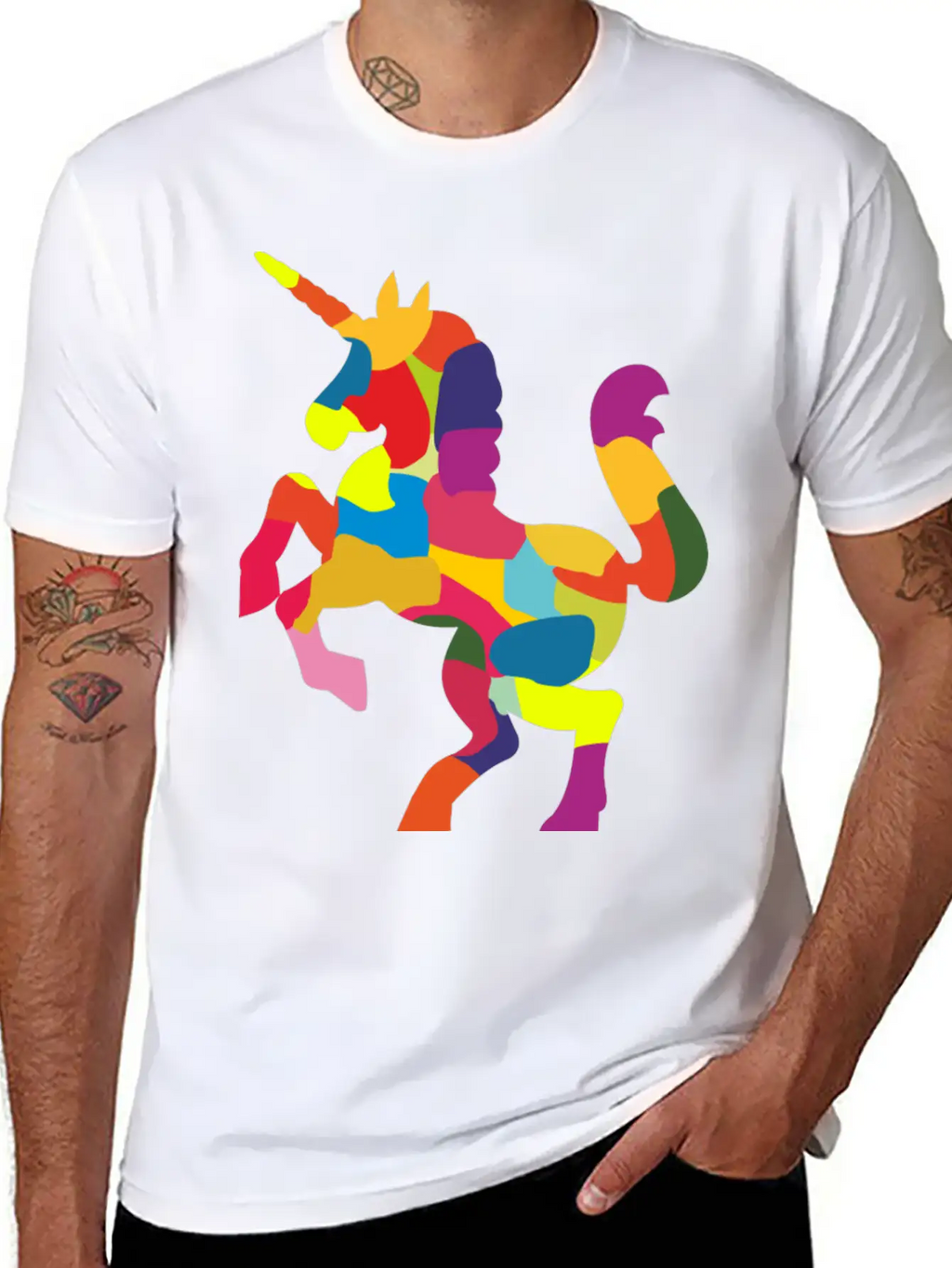 Unicorn Stylish Everyday T-Shirt – Unisex Basic Cotton Tee
