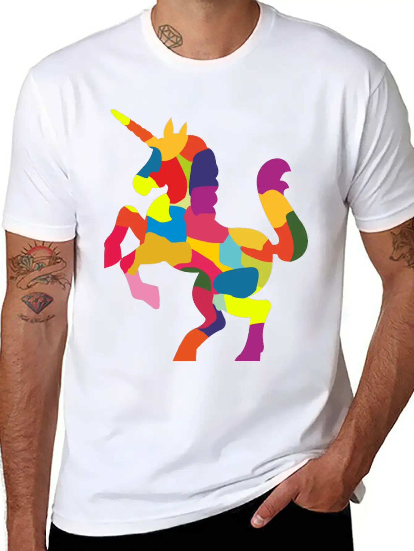 Unicorn Stylish Everyday T-Shirt – Unisex Basic Cotton Tee