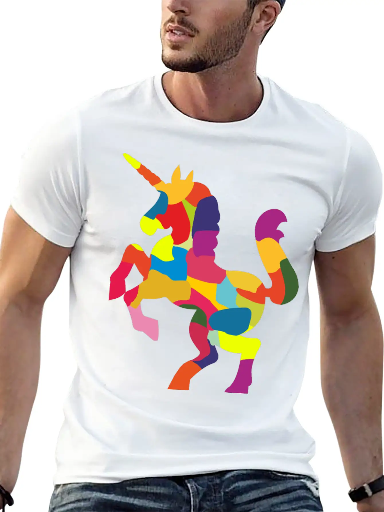 Unicorn Stylish Everyday T-Shirt – Unisex Basic Cotton Tee