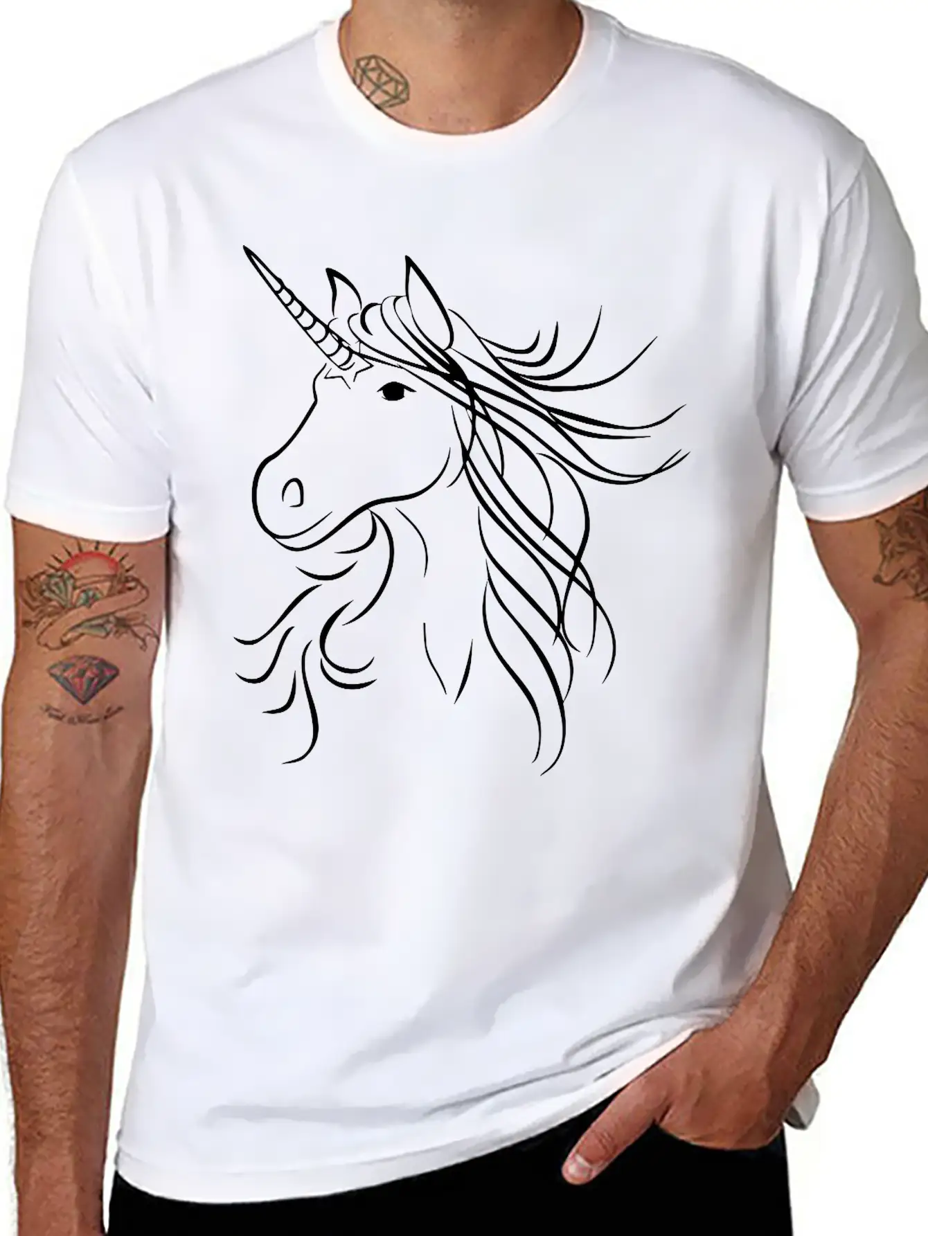 Unicorn Timeless Short Sleeve Tee – Comfy And Minimalist Design