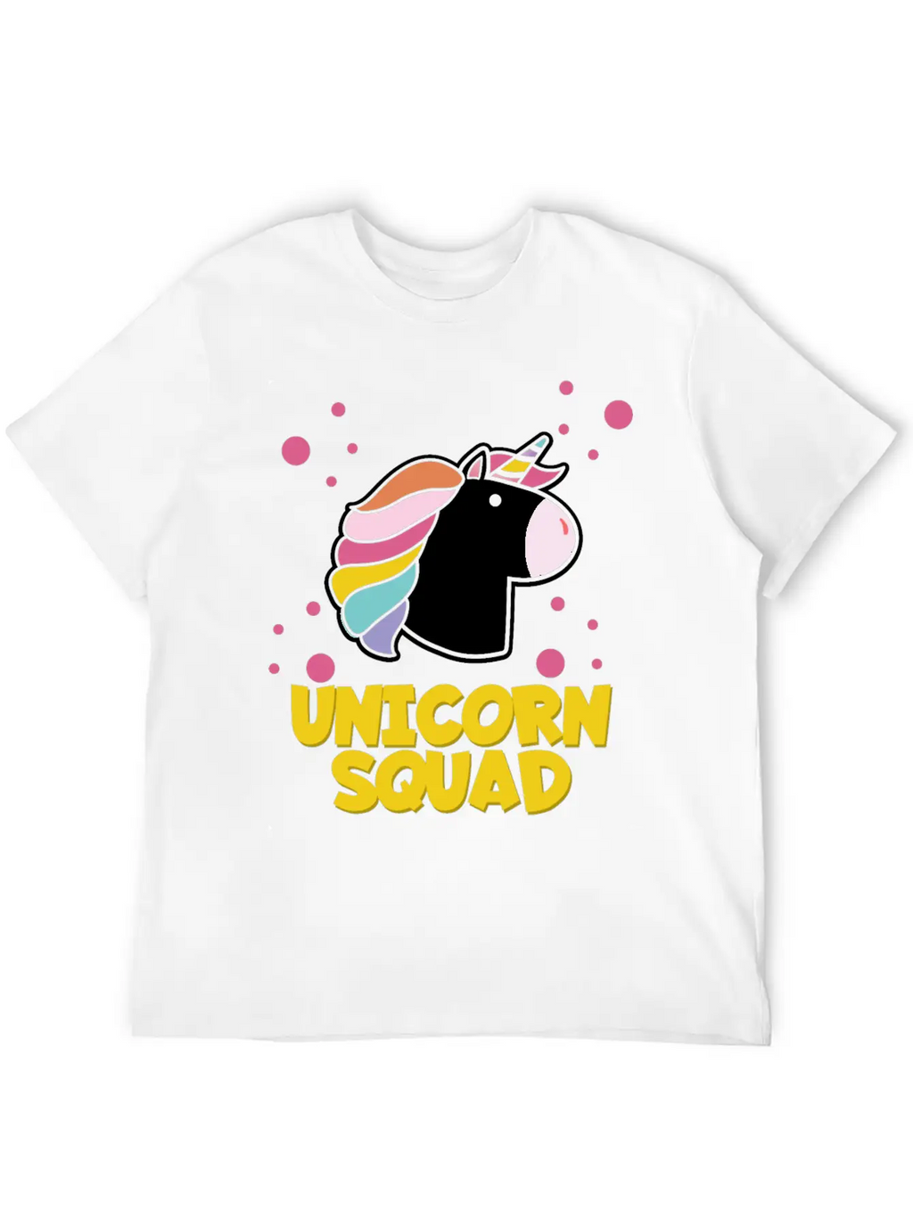 Unicorn - Unicorn Squad Essential Cotton Tee For Daily Outfits – Unisex Style