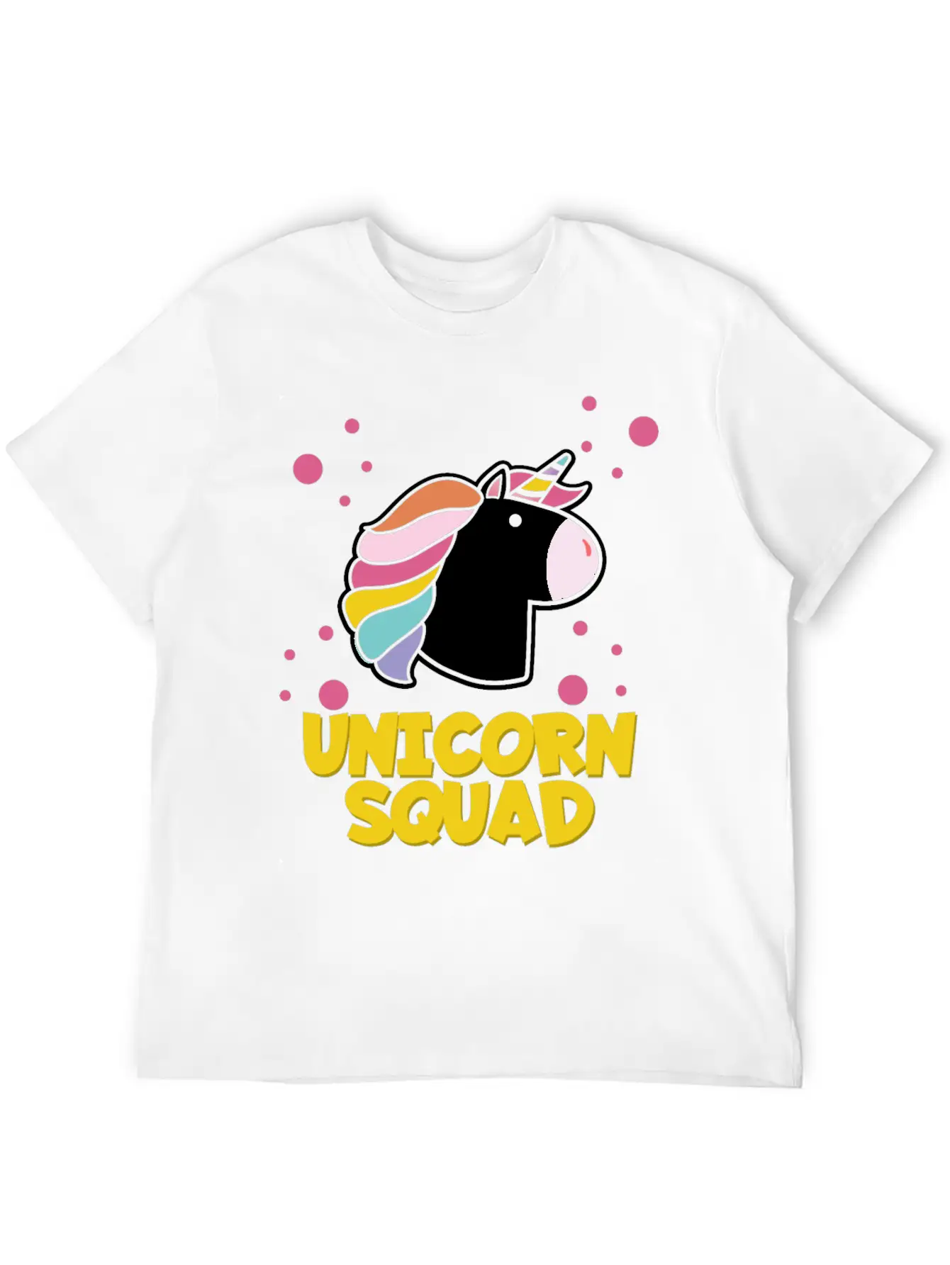 Unicorn - Unicorn Squad Essential Cotton Tee For Daily Outfits – Unisex Style