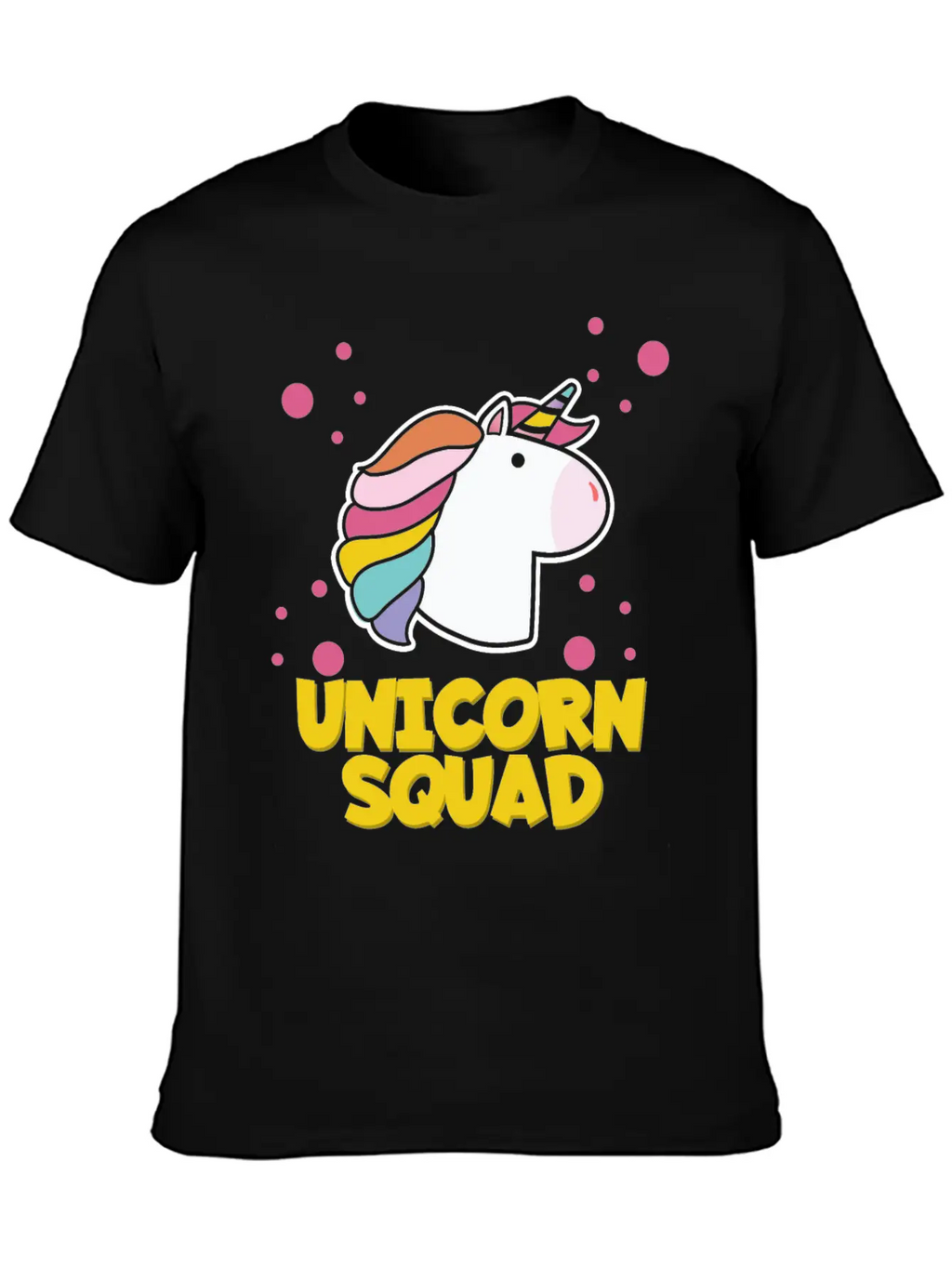 Unicorn - Unicorn Squad Essential Cotton Tee For Daily Outfits – Unisex Style