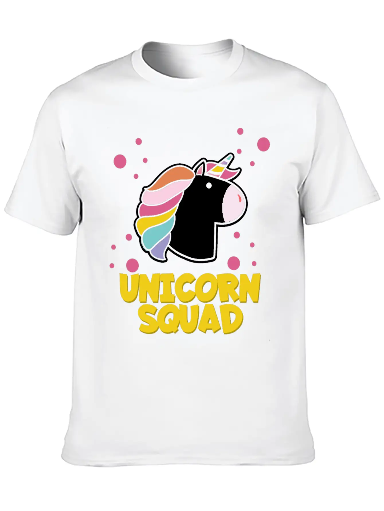 Unicorn - Unicorn Squad Essential Cotton Tee For Daily Outfits – Unisex Style