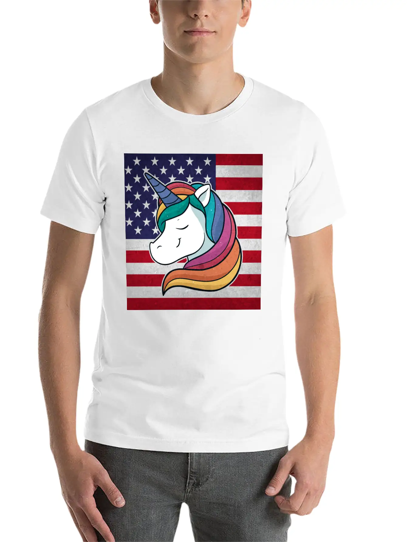Unicorn Unisex Casual T-Shirt – Clean Design For Daily Comfort