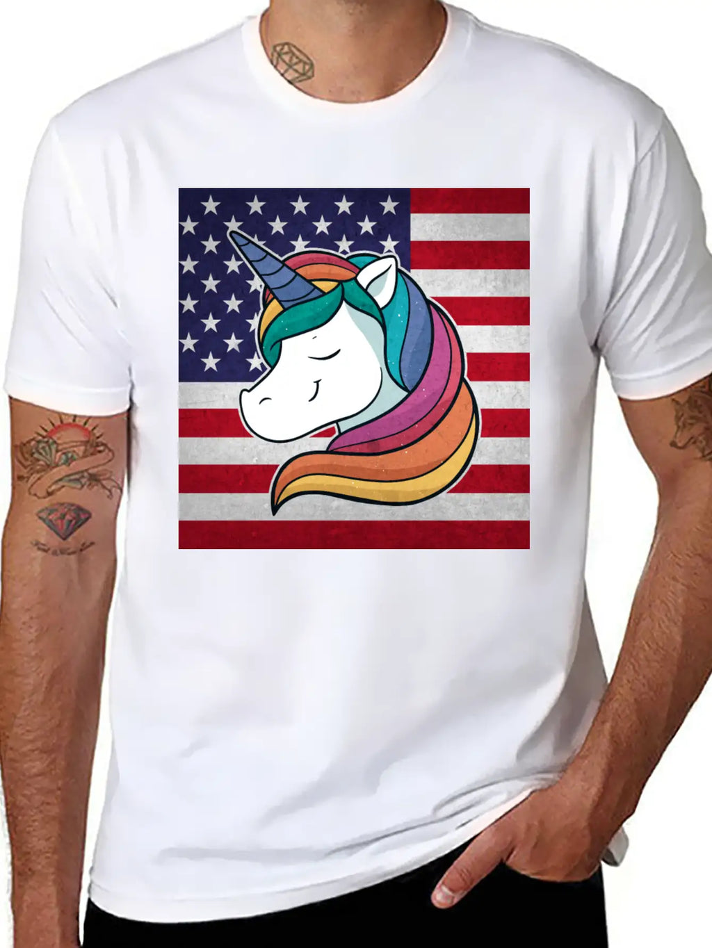 Unicorn Unisex Casual T-Shirt – Clean Design For Daily Comfort