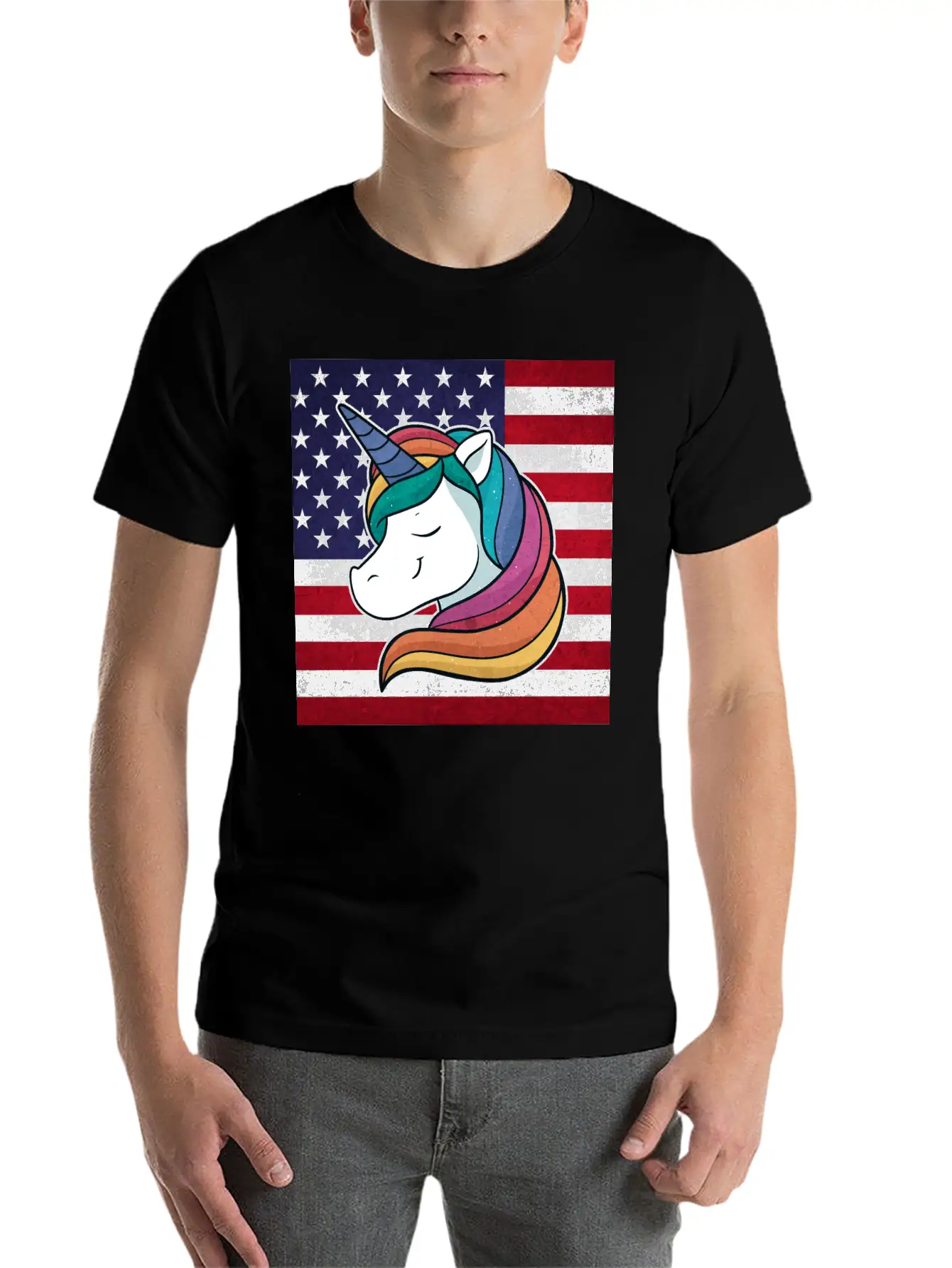 Unicorn Unisex Casual T-Shirt – Clean Design For Daily Comfort