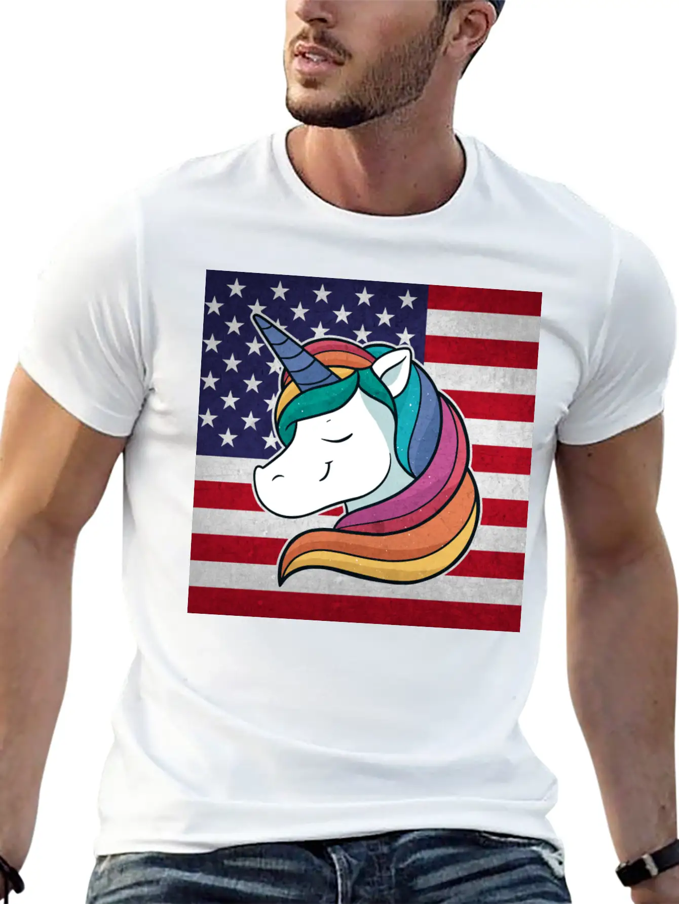 Unicorn Unisex Casual T-Shirt – Clean Design For Daily Comfort