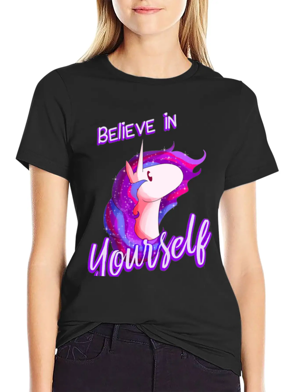 Unicorns Basic Graphic T-Shirt – Daily Comfort In Soft Cotton