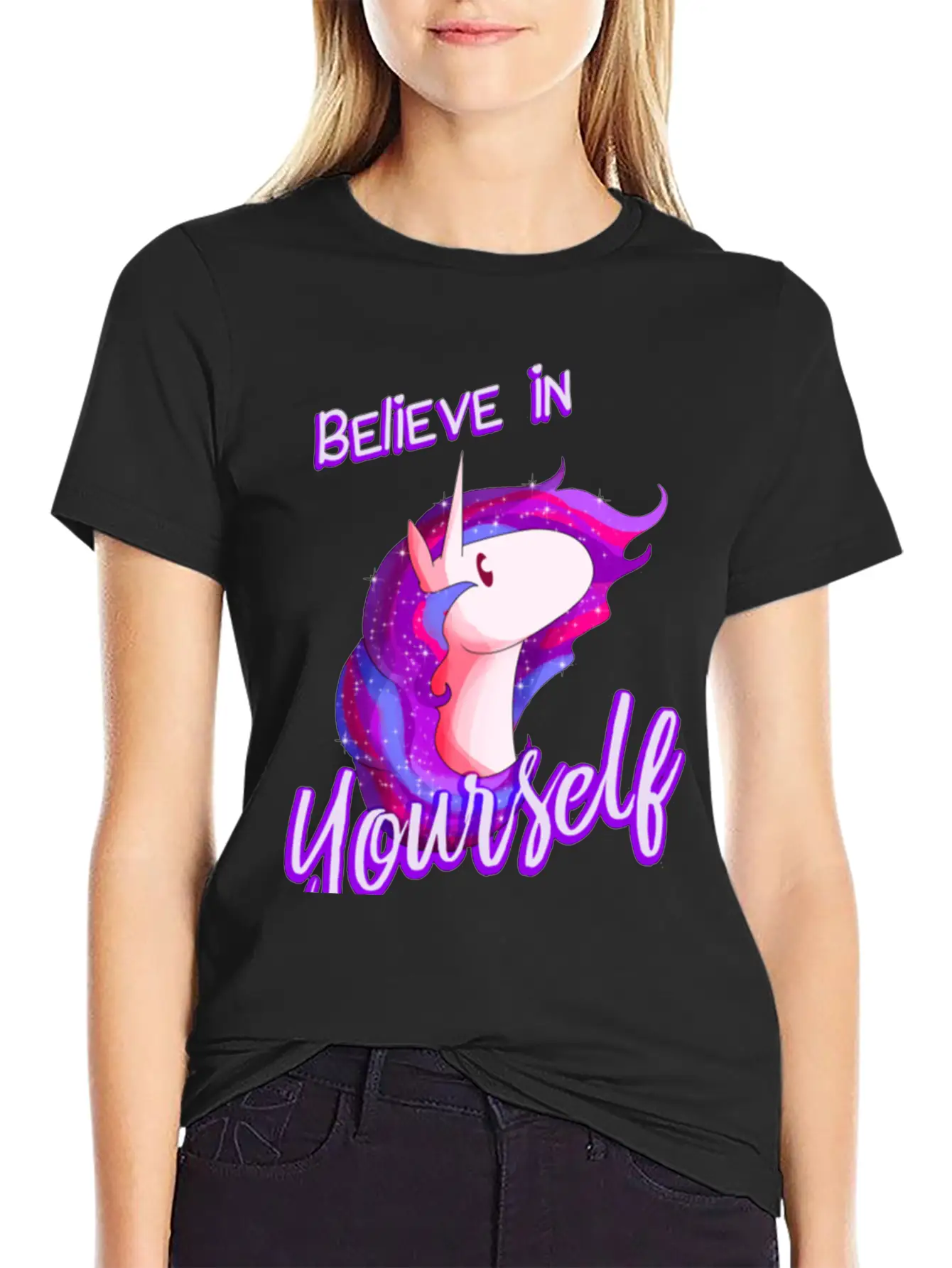 Unicorns Basic Graphic T-Shirt – Daily Comfort In Soft Cotton