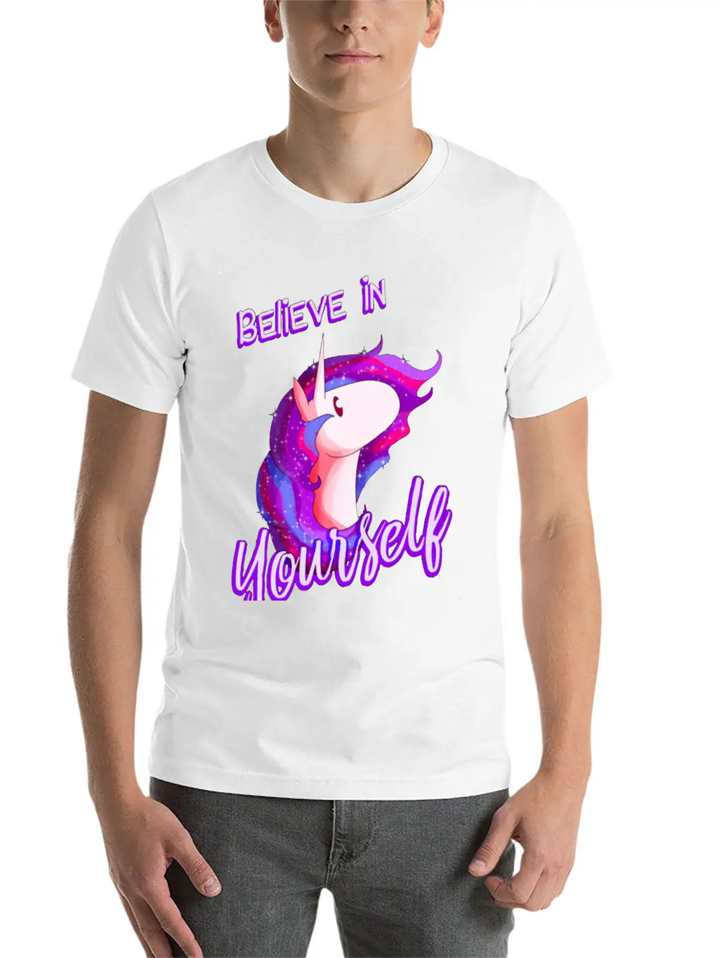 Unicorns Basic Graphic T-Shirt – Daily Comfort In Soft Cotton