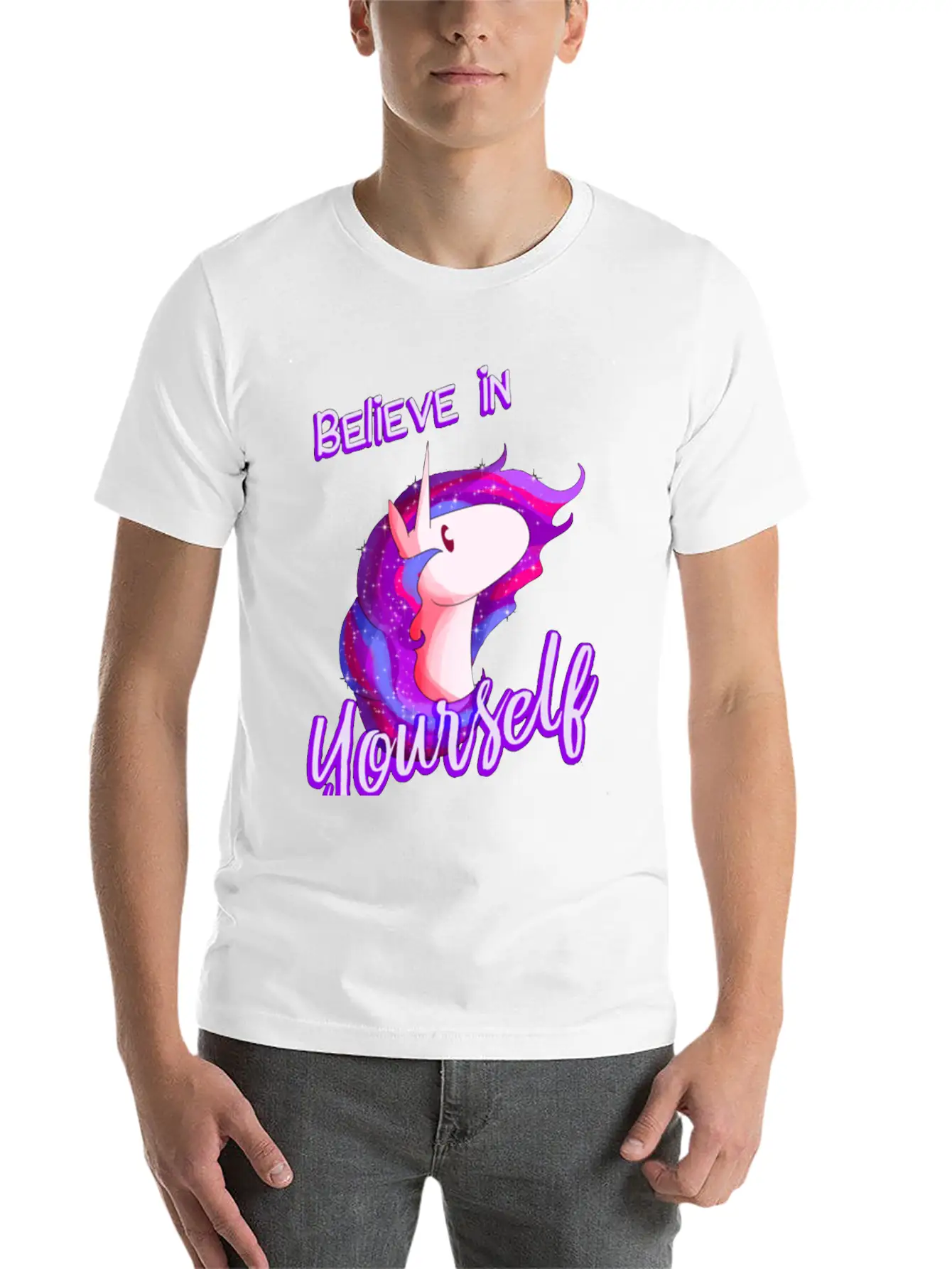 Unicorns Basic Graphic T-Shirt – Daily Comfort In Soft Cotton