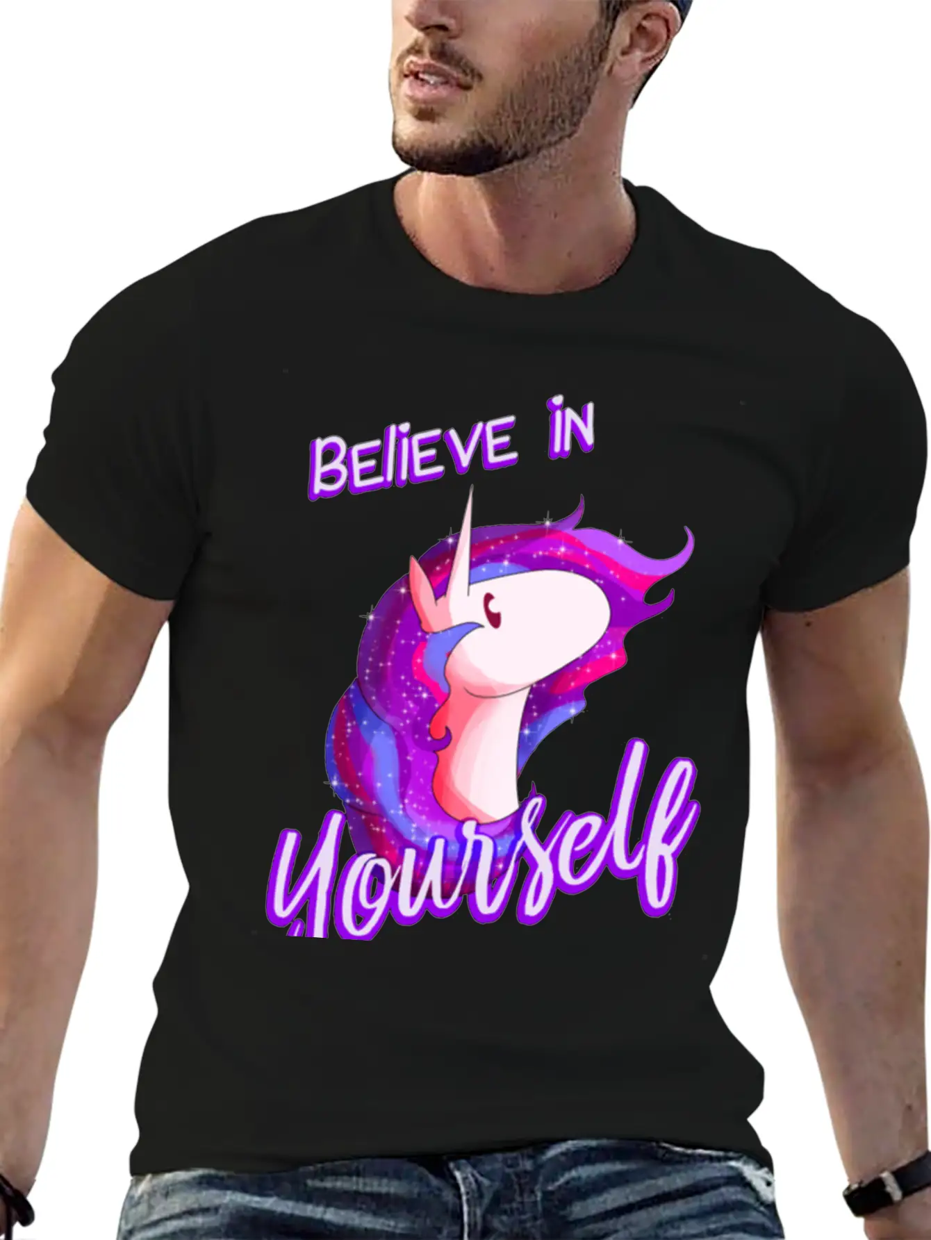 Unicorns Basic Graphic T-Shirt – Daily Comfort In Soft Cotton
