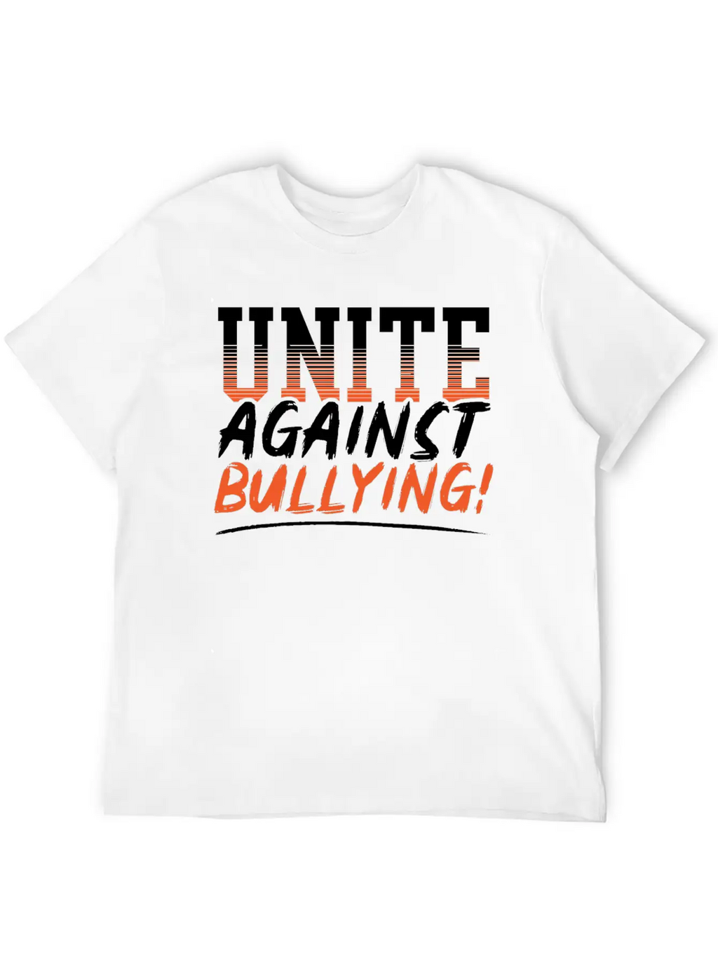 Unite Against Bullying Anti Bullying Orange Day Stylish Everyday T-Shirt – Unisex Basic Cotton Tee