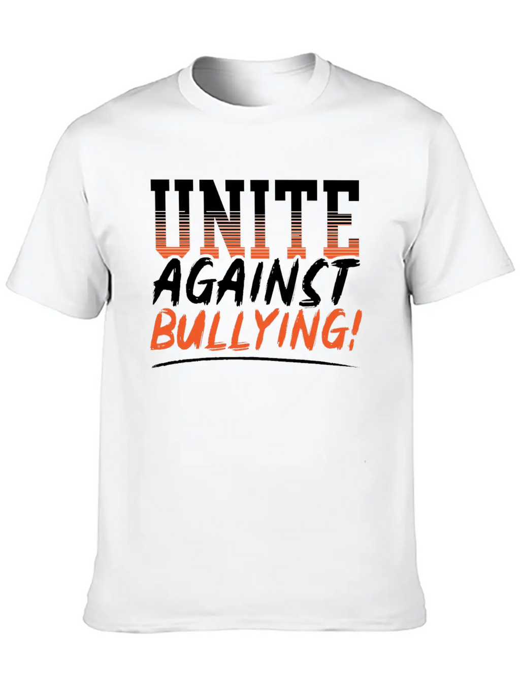 Unite Against Bullying Anti Bullying Orange Day Stylish Everyday T-Shirt – Unisex Basic Cotton Tee