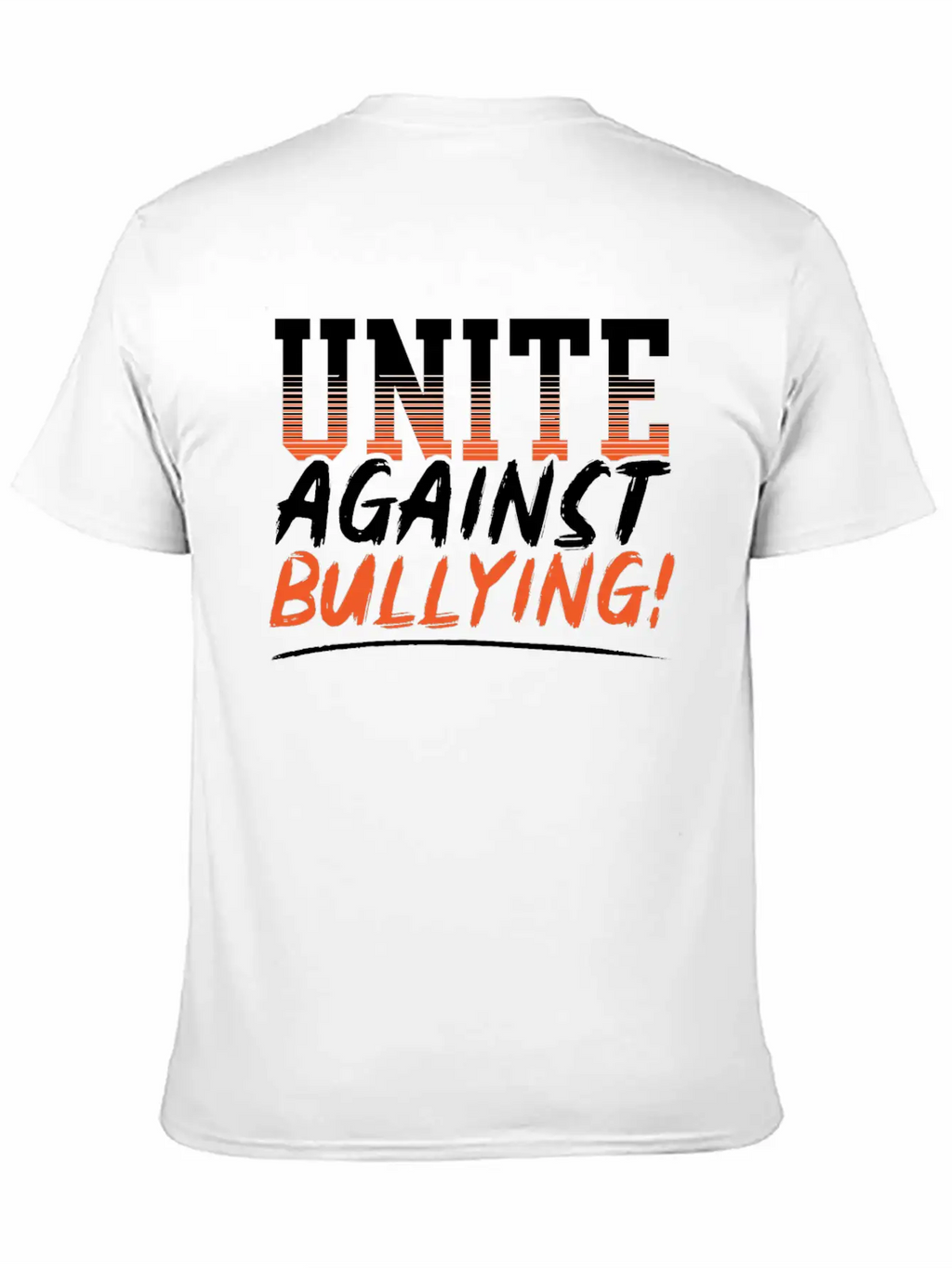 Unite Against Bullying Anti Bullying Orange Day Stylish Everyday T-Shirt – Unisex Basic Cotton Tee