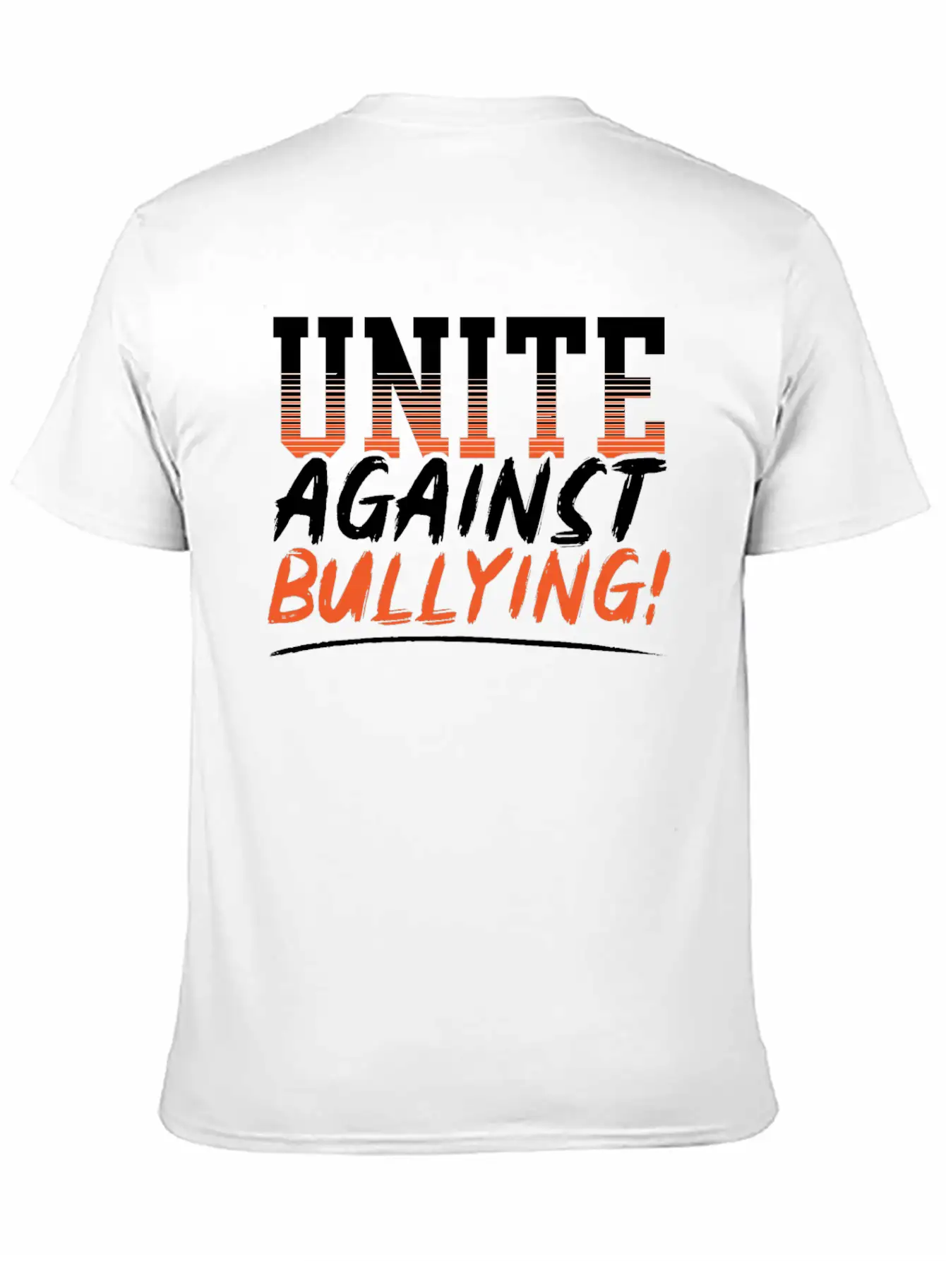 Unite Against Bullying Anti Bullying Orange Day Stylish Everyday T-Shirt – Unisex Basic Cotton Tee