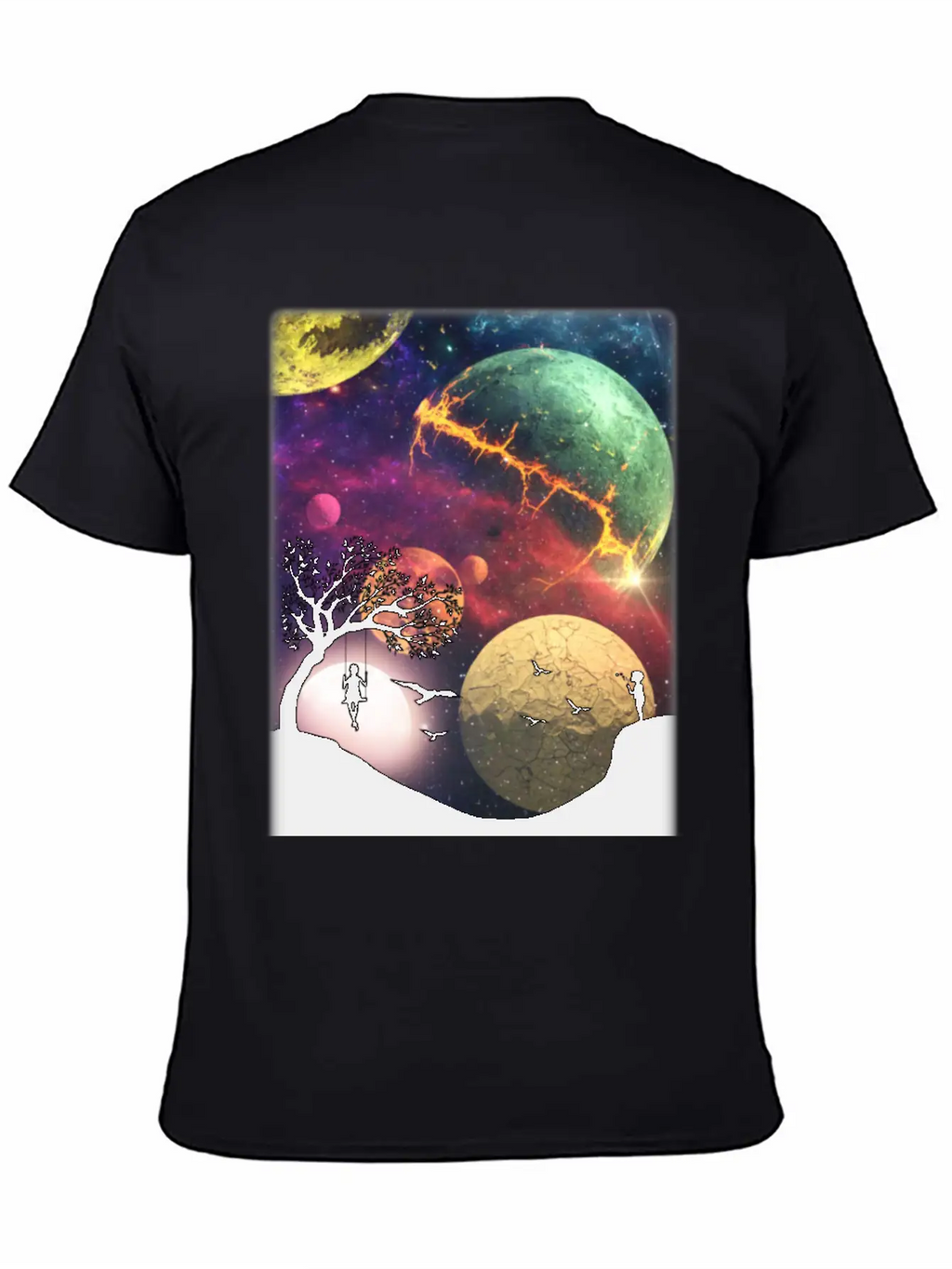 Universe Essential Cotton Tee For Daily Outfits – Unisex Style