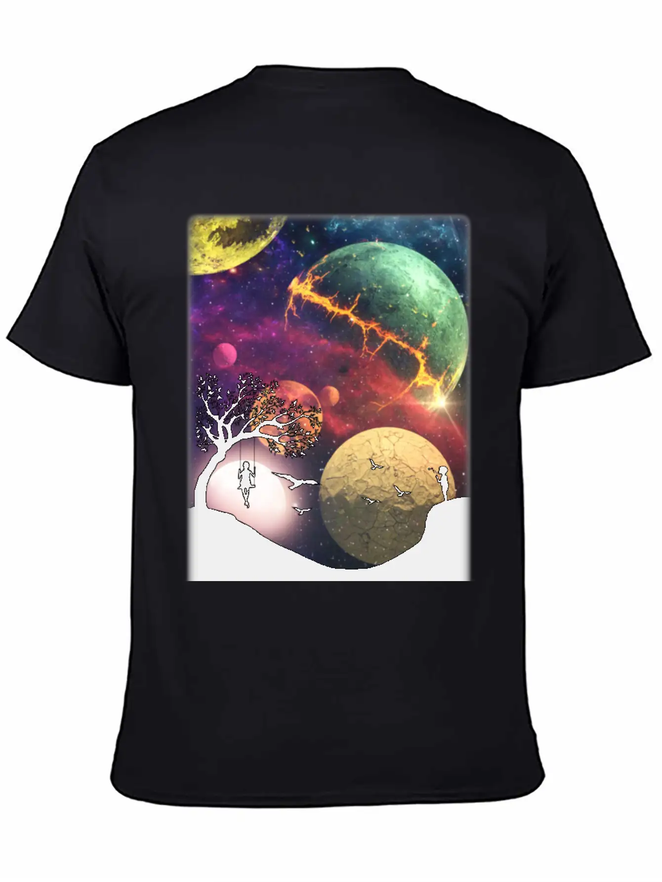 Universe Essential Cotton Tee For Daily Outfits – Unisex Style