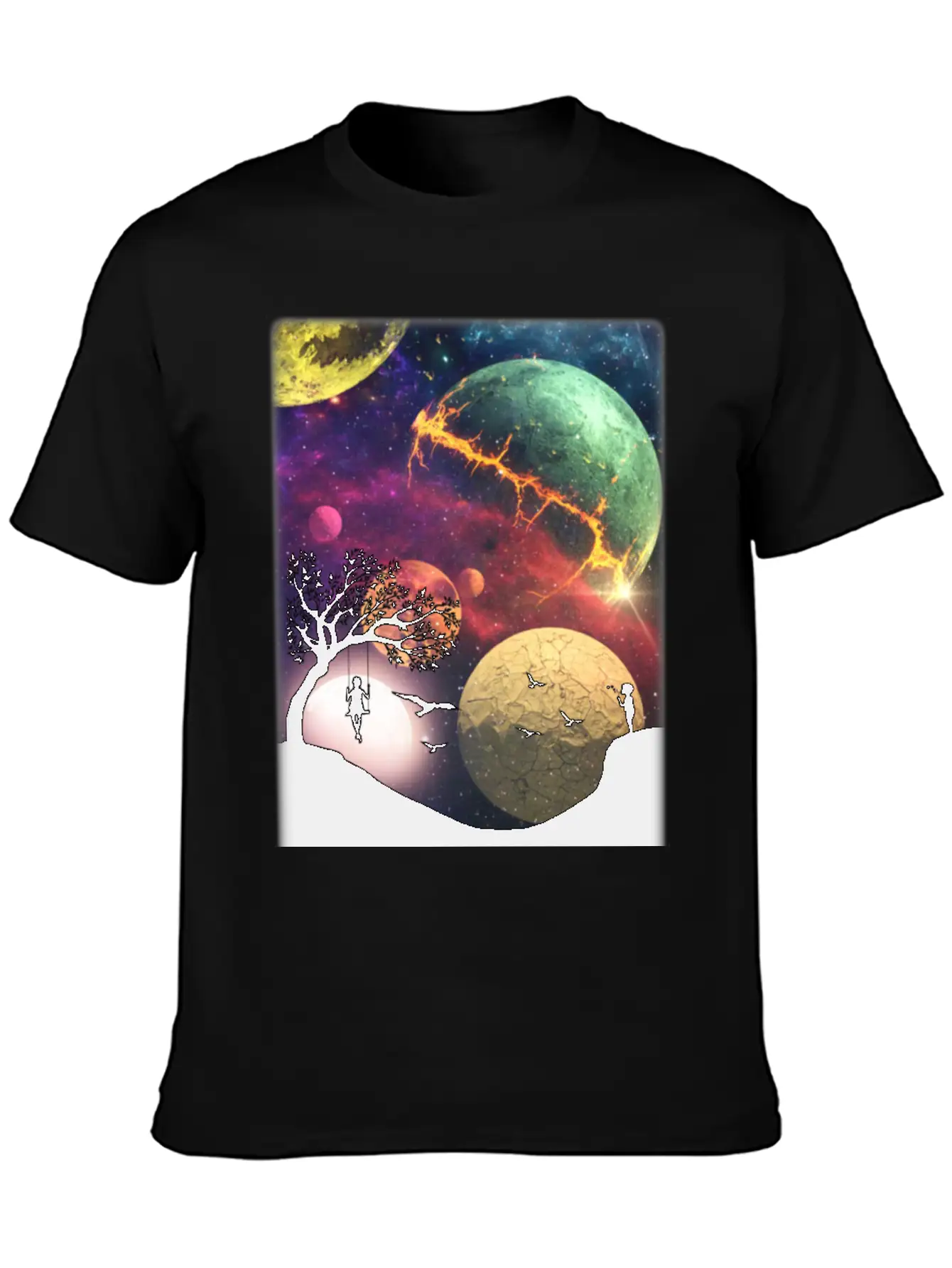 Universe Essential Cotton Tee For Daily Outfits – Unisex Style