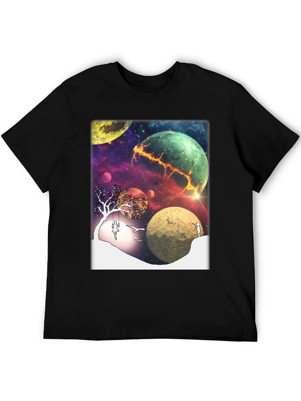 Universe Essential Cotton Tee For Daily Outfits – Unisex Style