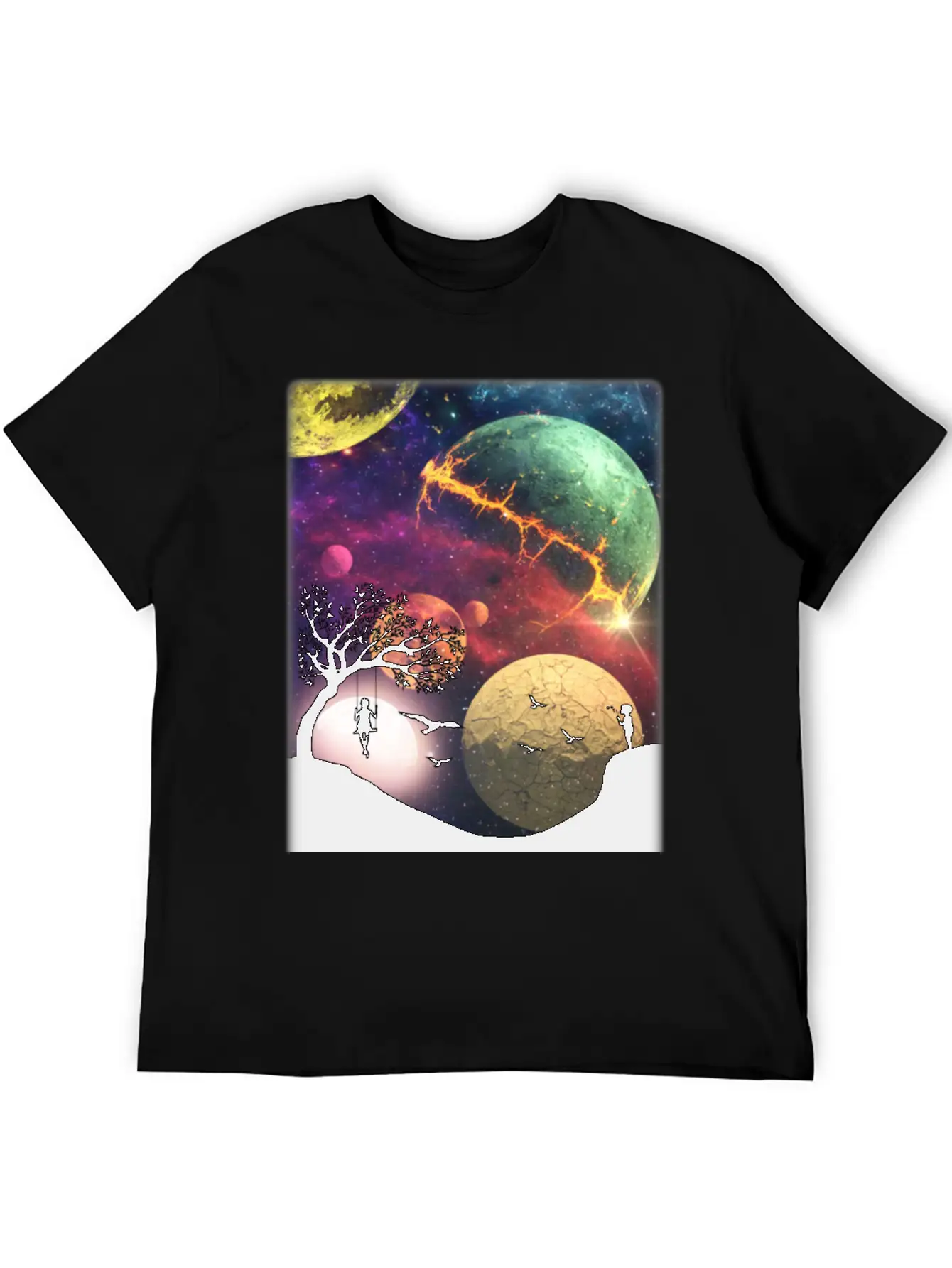 Universe Essential Cotton Tee For Daily Outfits – Unisex Style