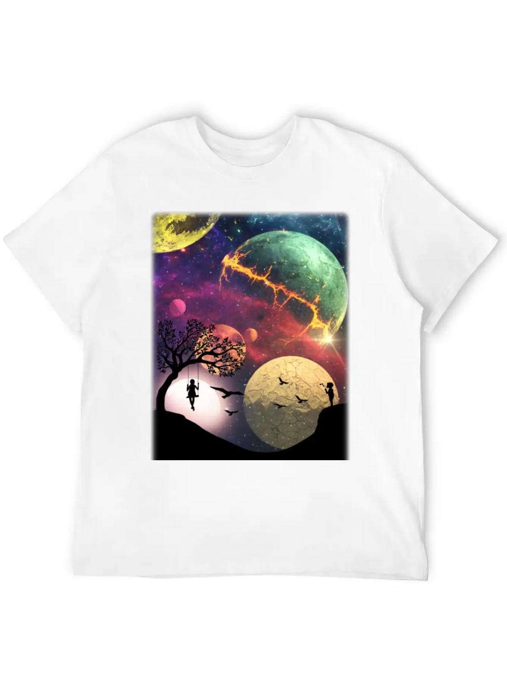 Universe Essential Cotton Tee For Daily Outfits – Unisex Style